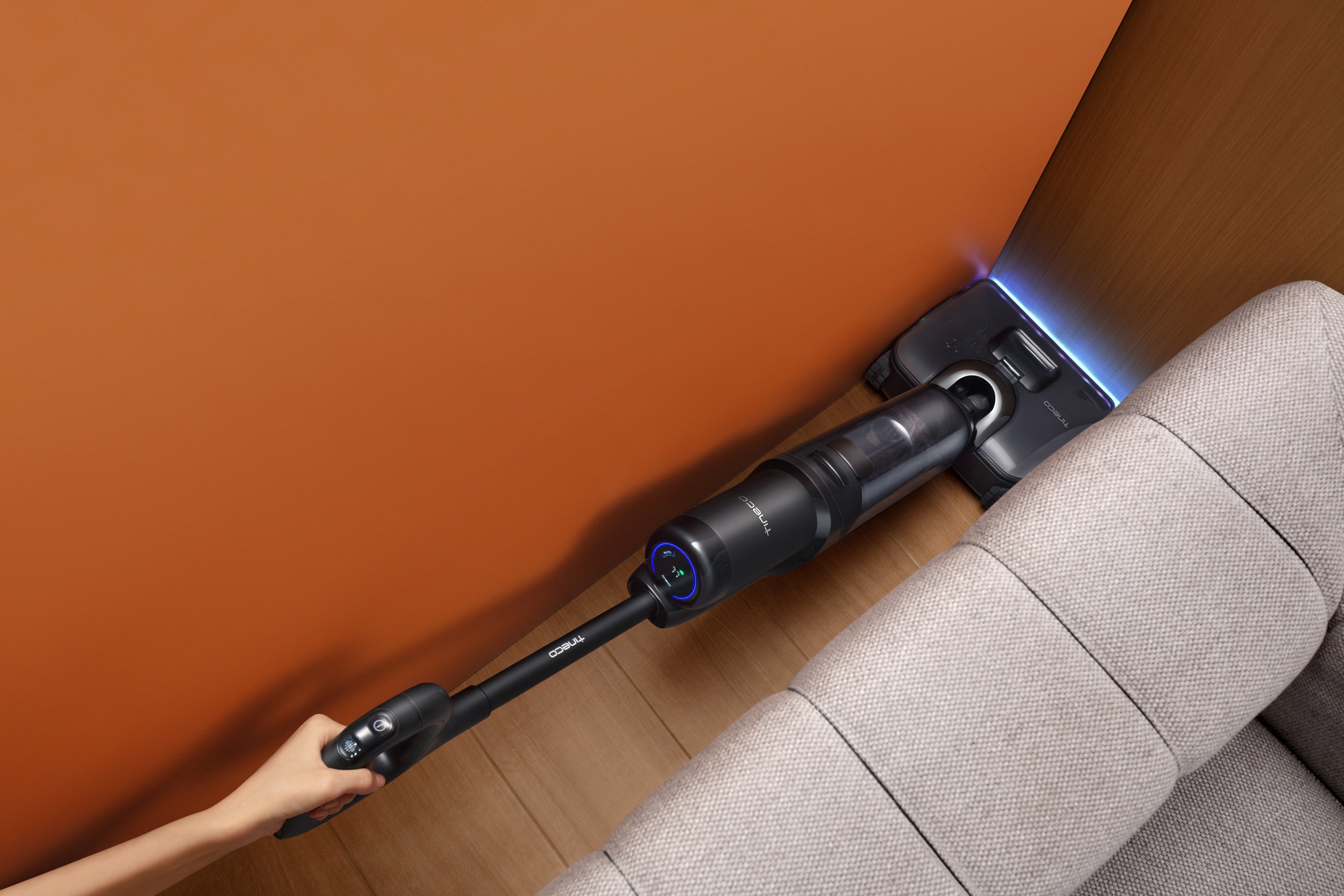 Tineco Nass-Trocken-Sauger »FLOOR ONE S7 Stretch Steam Plus« mit 160°C Dampfreinigung, Selbstantrieb, 80 Minuten