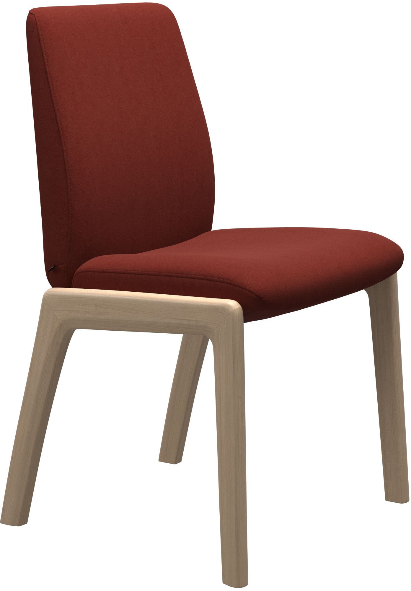 Stressless® Polsterstuhl »Laurel«, Microfaser DINAMICA, Low Back, Größe L, mit abgerundeten Beinen in Eiche natur