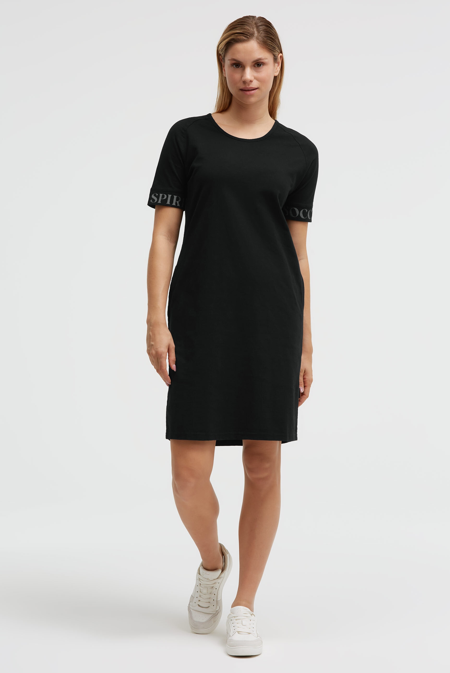 SOCCX Sommerkleid Eingrifftaschen mit Taschen