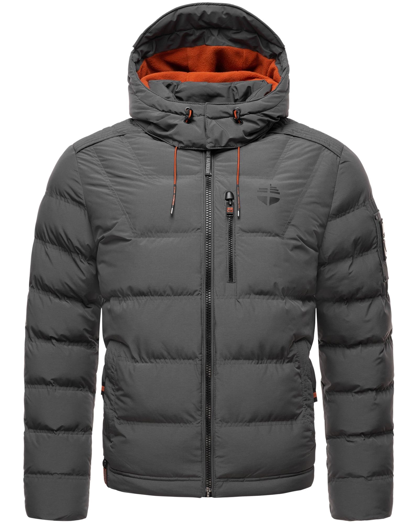 Stone Harbour Winterjacke »Arvidoo«, mit Kapuze, Modische Herren Winter Steppjacke