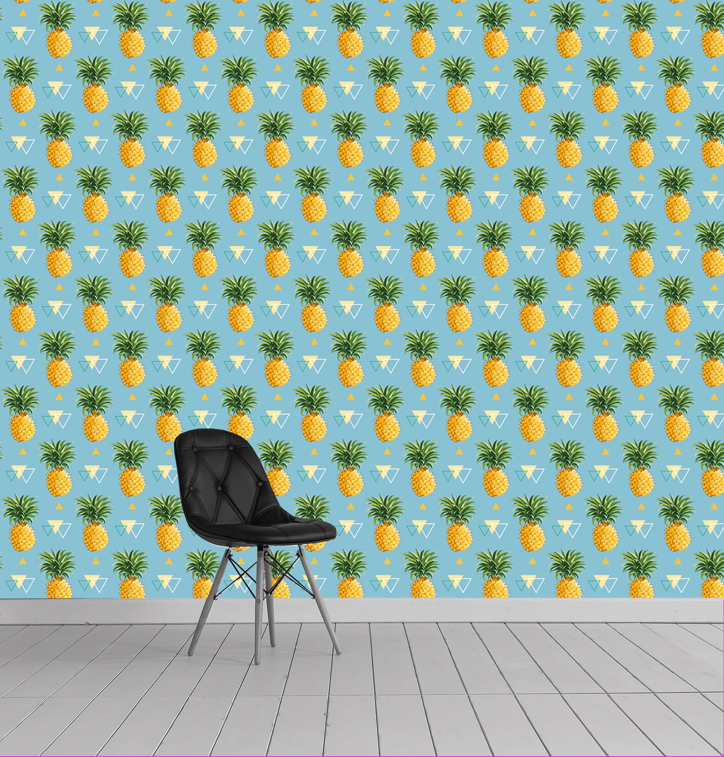 queence Vinyltapete »Connah«, bedruckt-tropisch, 90x250cm, selbstklebend, kinderleichte Anbringung, Sticker