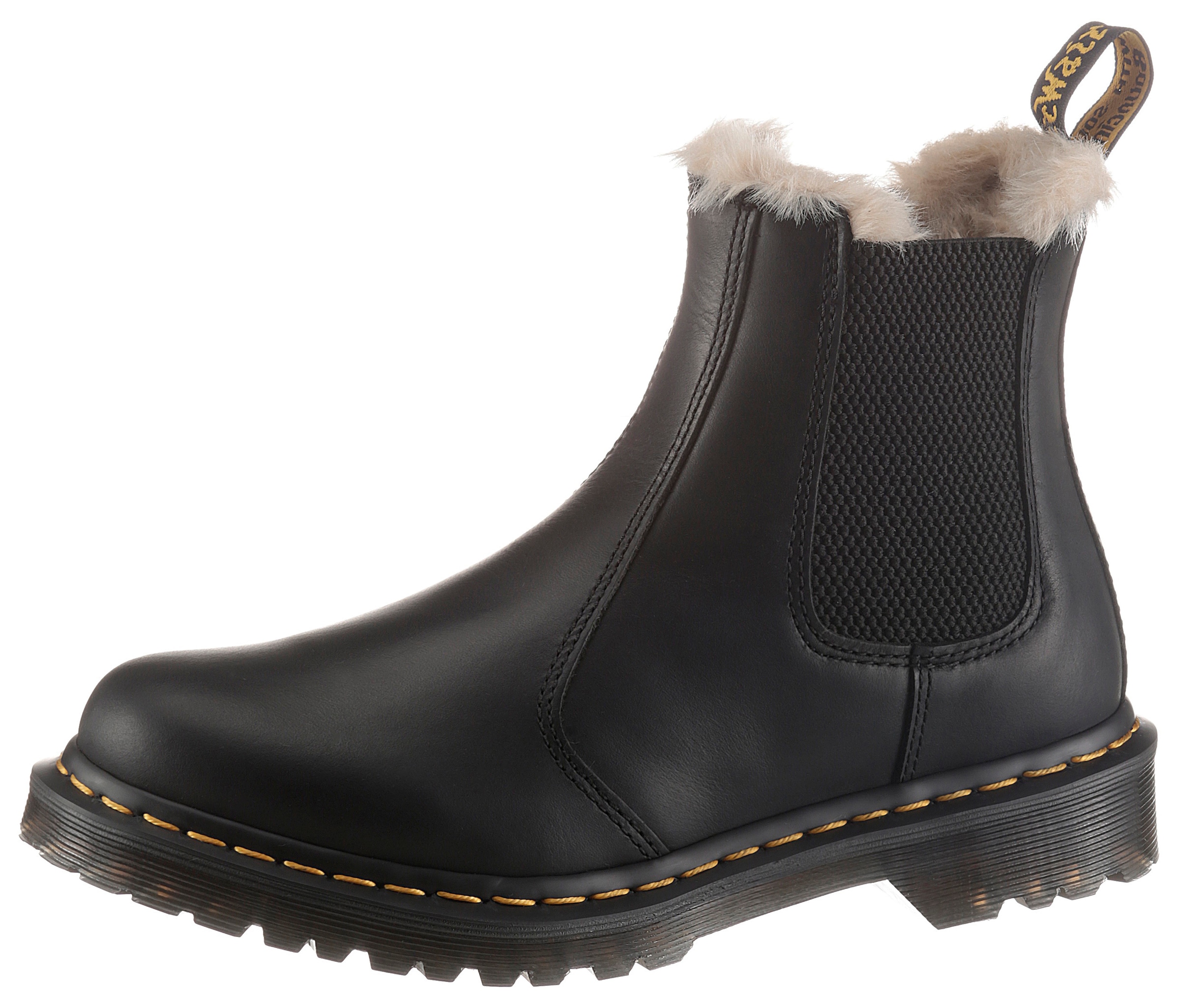 DR. MARTENS "Leonore" Chunky Boots, Plateau Schuh, Boots mit Warmfutter günstig online kaufen