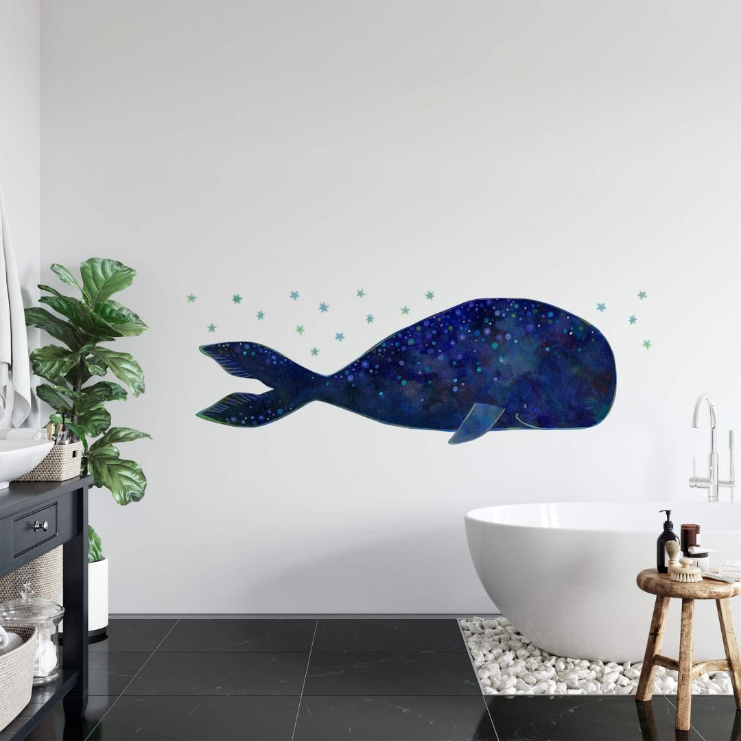 Wall-Art Wandtattoo »Märchenhaft Der Walfisch«, (1 St.), selbstklebend, entfernbar