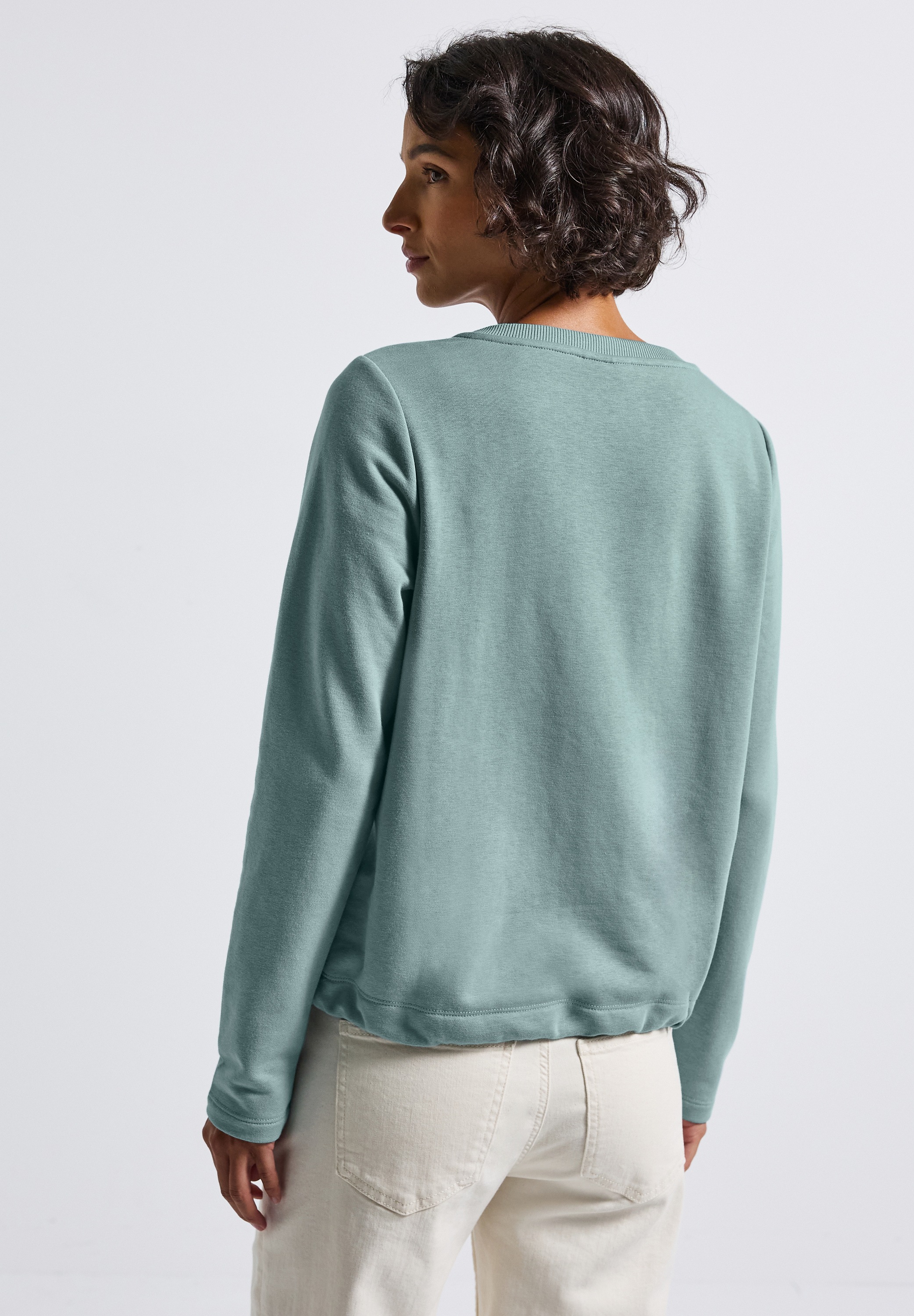 STREET ONE Sweatshirt, mit Tunnelzug am Saum
