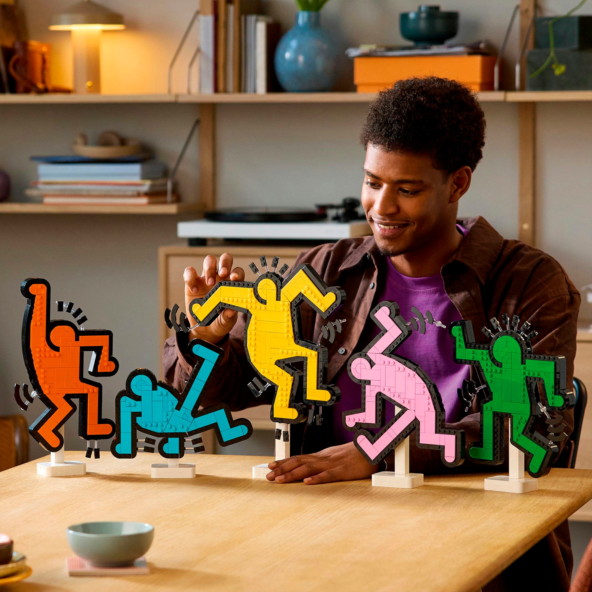 LEGO® Konstruktionsspielsteine »Keith Haring – Tanzende Figuren (31216), LEGO ART«, (1773 St.)