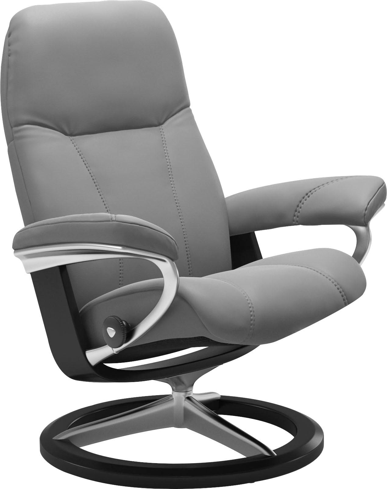 Stressless Relaxsessel "Consul" mit Signature Base, Größe S, Gestell Schwarz