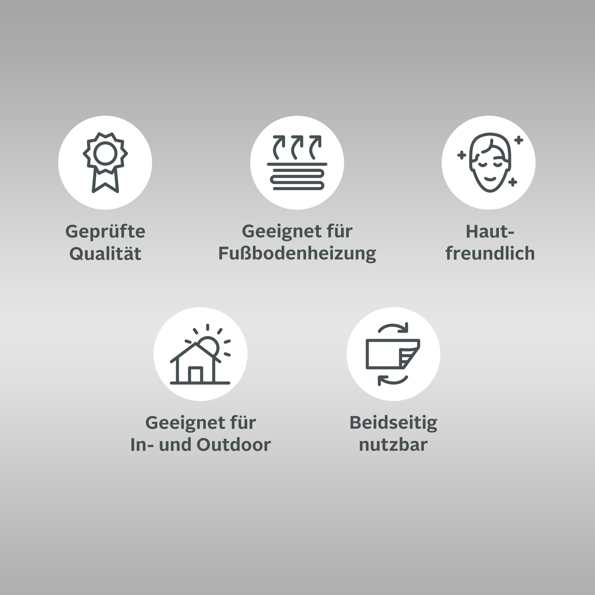 Thumbnail - OTTO home Teppich "Ronda Wendeteppich" rund 5 mm Höhe Sisal-Optik, Flachgewebe, In- und Outdoor, geometrisches Boho Desi...