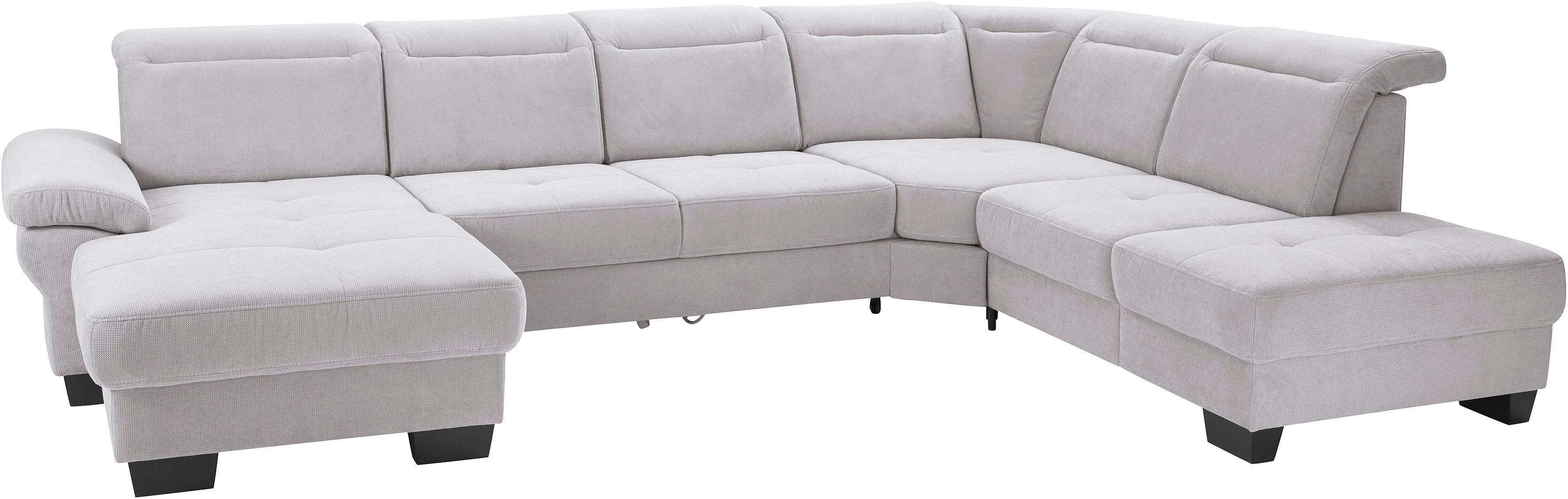 OTTO home Wohnlandschaft "Cornwall U-Form" inkl. Sitztiefenverstellung, wahlweise mit Schlaffunktion