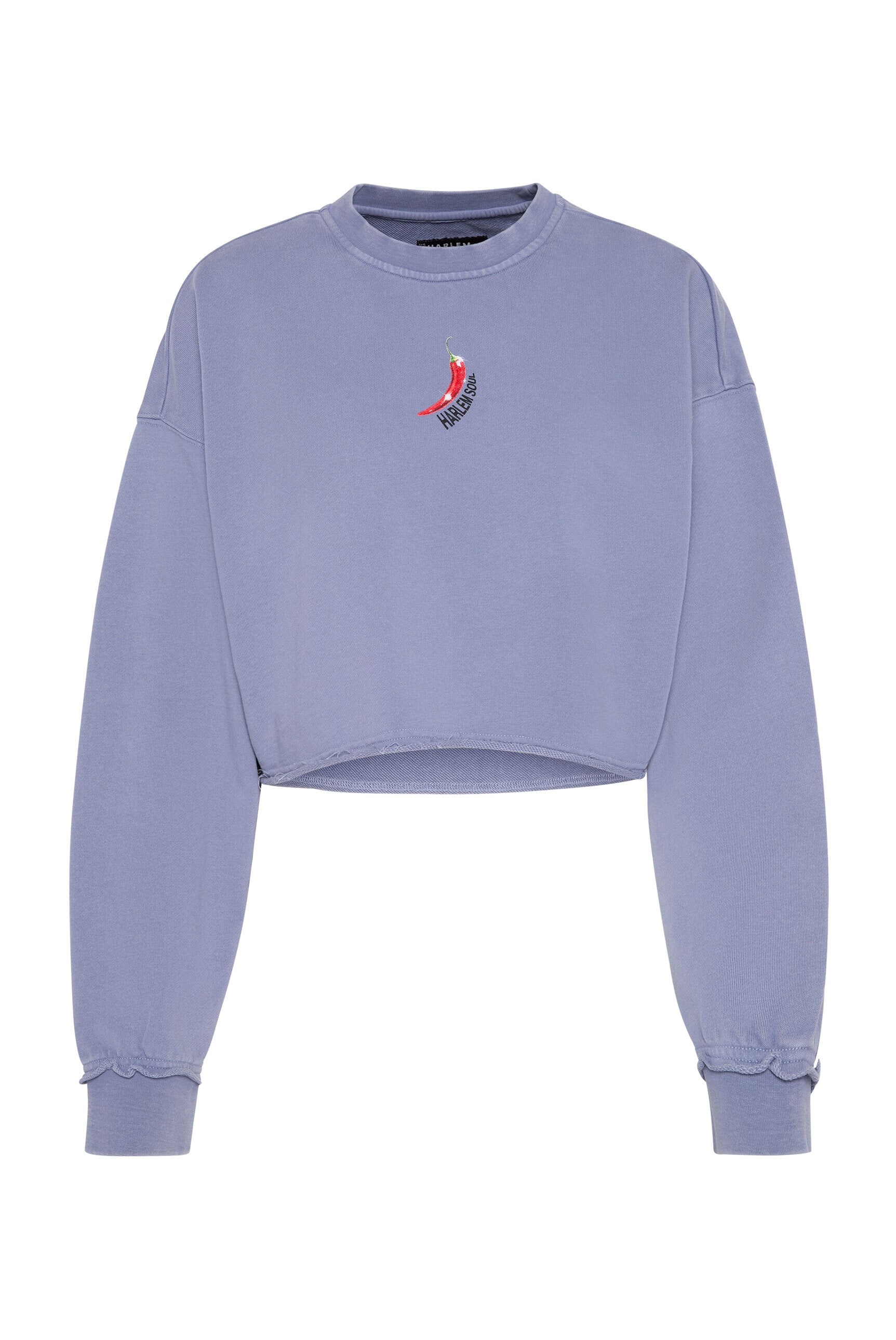 Harlem Soul Sweater, mit Used-Kante am Ärmel