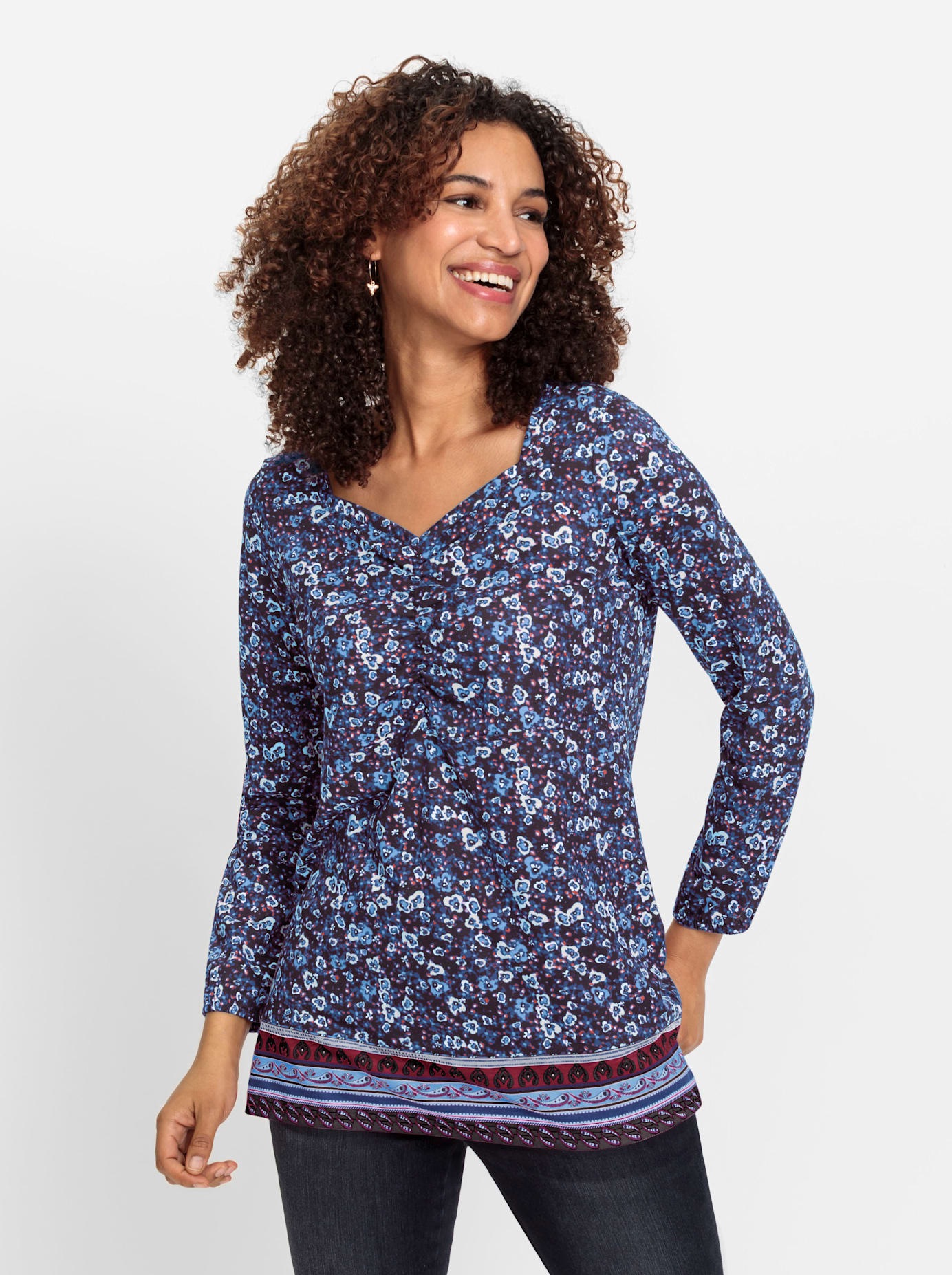 Inspirationen Langarmshirt "Druck-Shirt" 1 Stk. günstig online kaufen