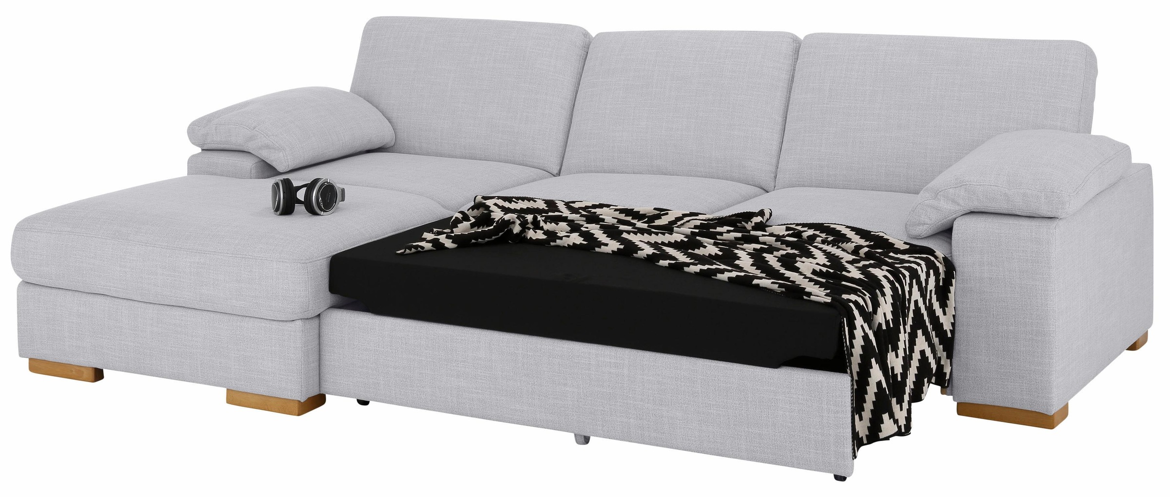 Home affaire Ecksofa »Ventura L-Form«, wahlweise mit Bettfunktion und Bettfunktion/Bettkasten