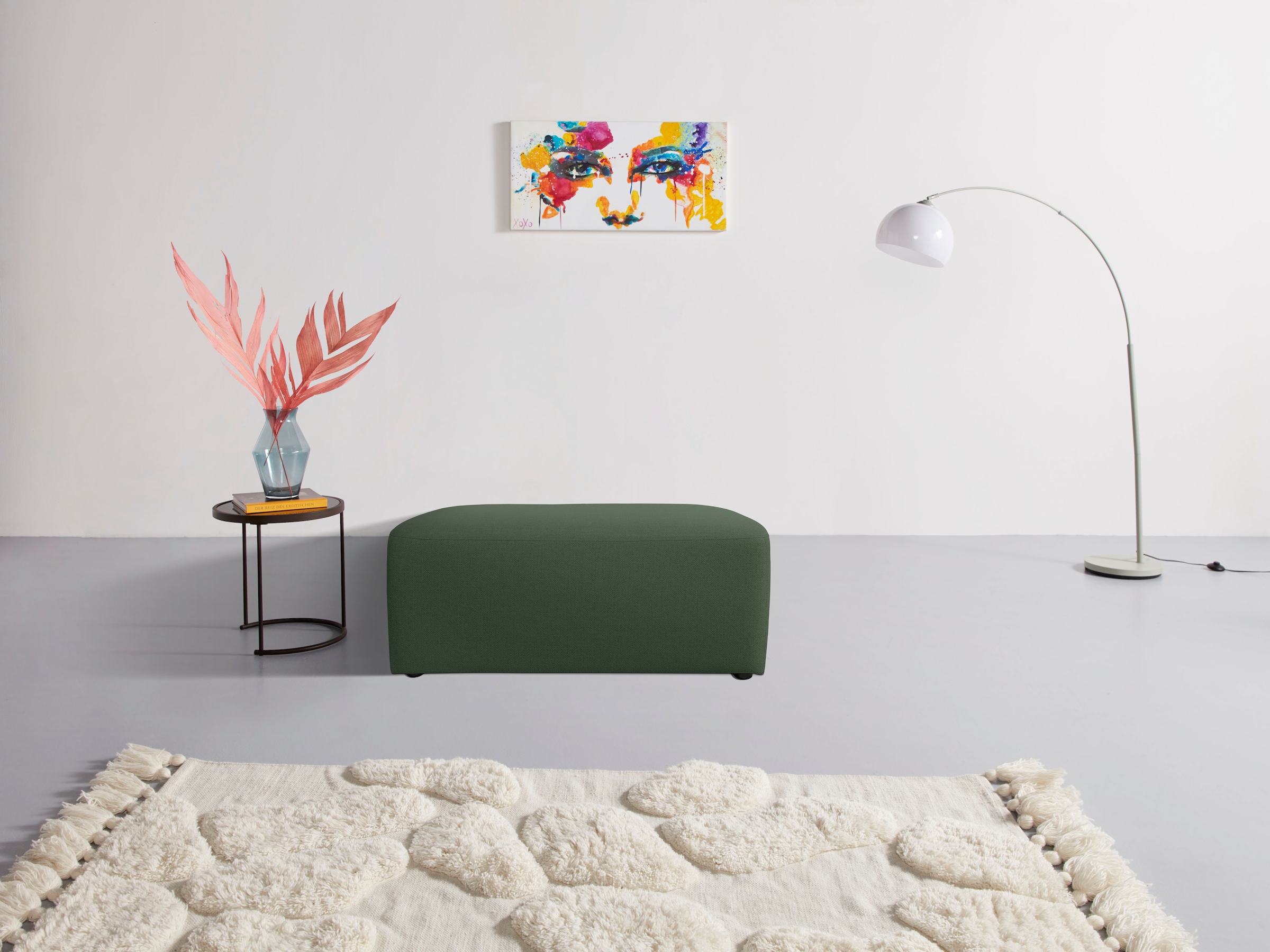 OTTO home Polsterhocker "Koa, Hocker, passend zur Modulserie KOA" in Websto günstig online kaufen