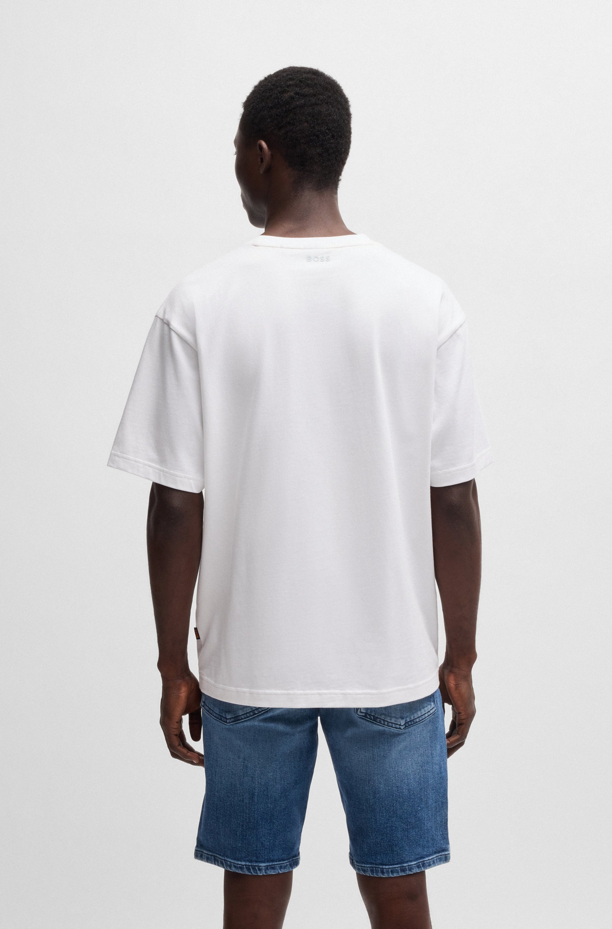 BOSS ORANGE T-Shirt "Te fishpatch", mit Logo-Aufnäher günstig online kaufen
