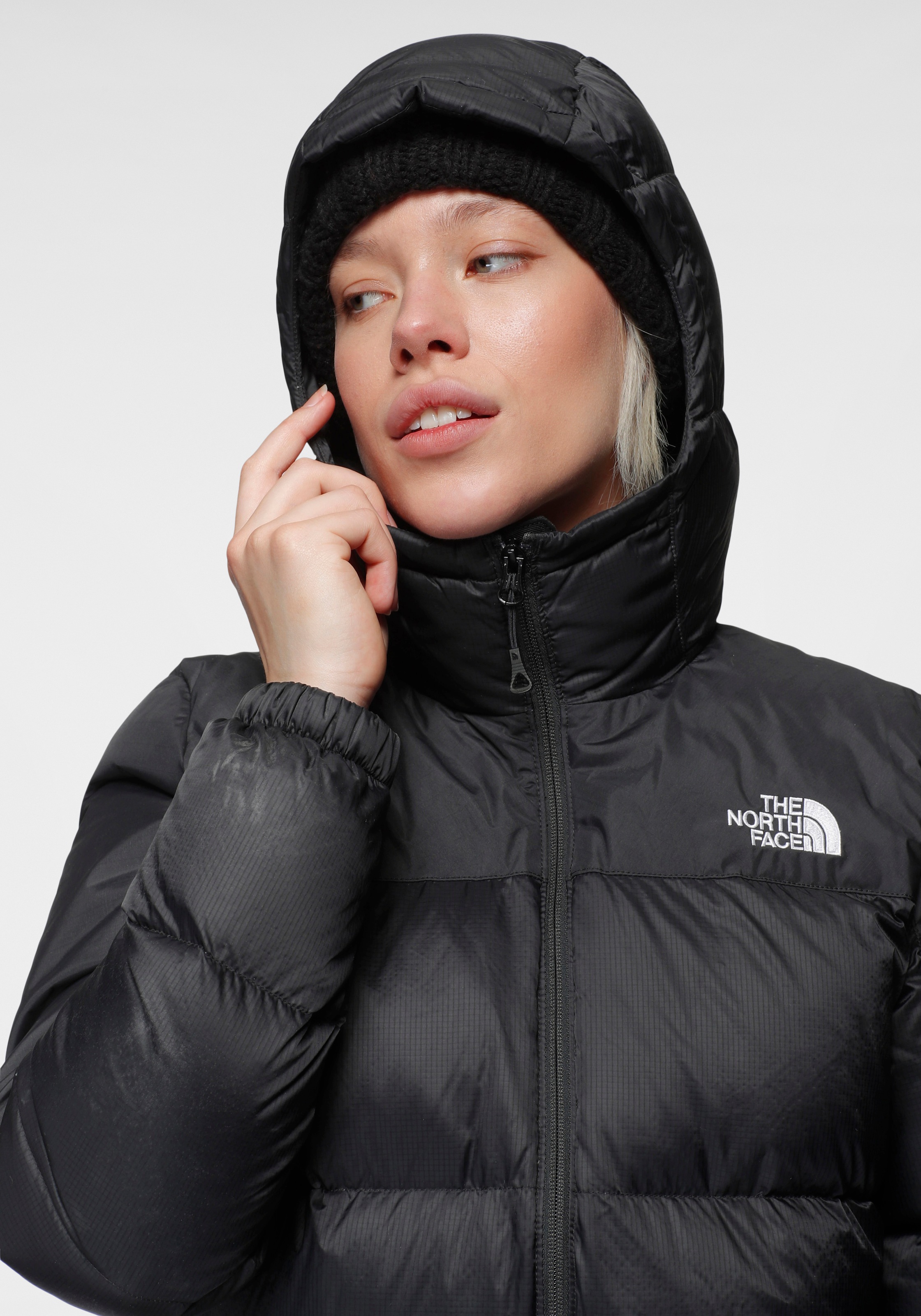 Thumbnail - The North Face Daunenjacke mit Kapuze Daunenfüllung, sehr warm, winddicht