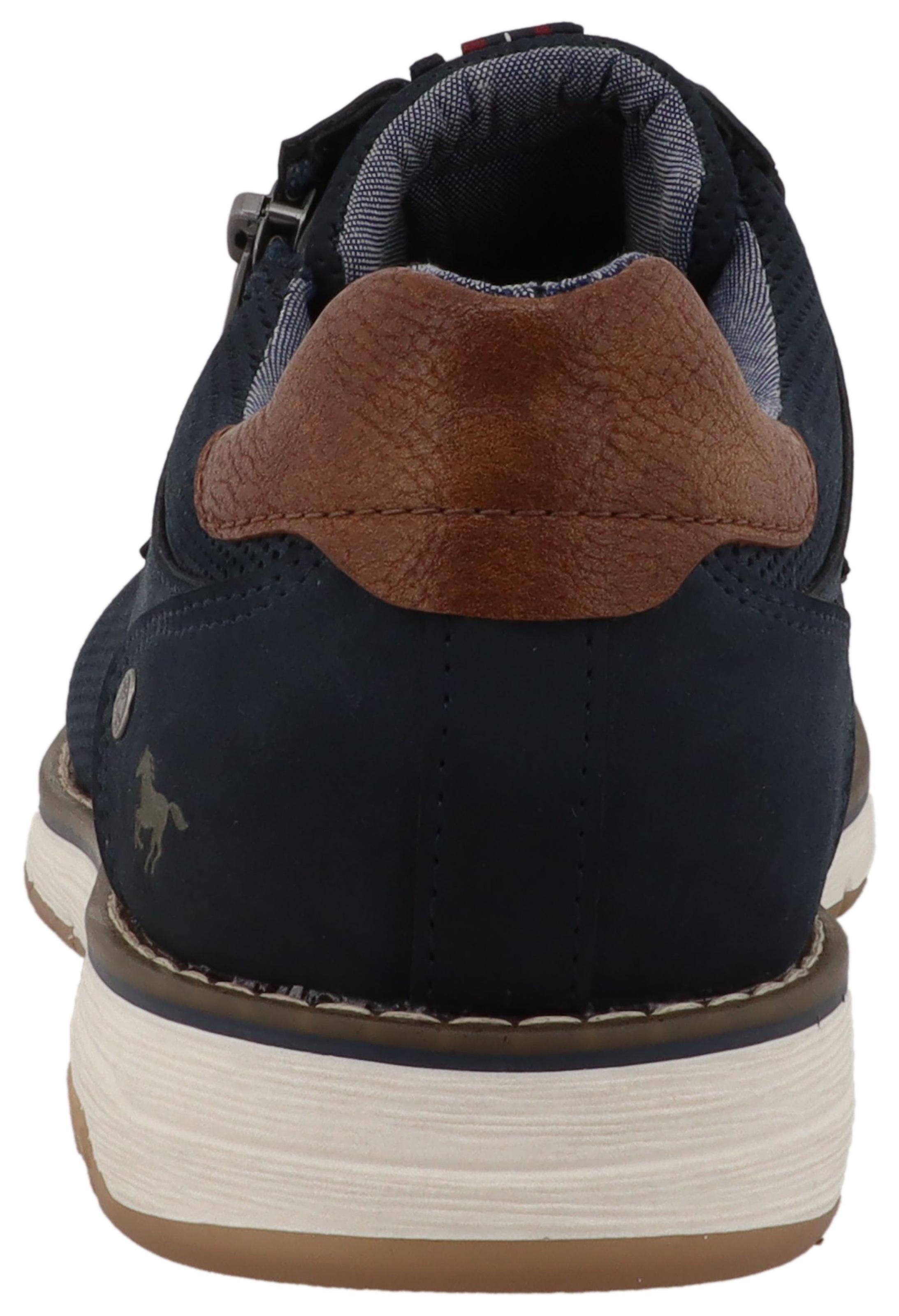 Mustang Shoes Sneaker »Agnese«  Freizeitschuh, Halbschuh, Schnürschuh mit Kontrastbesatz