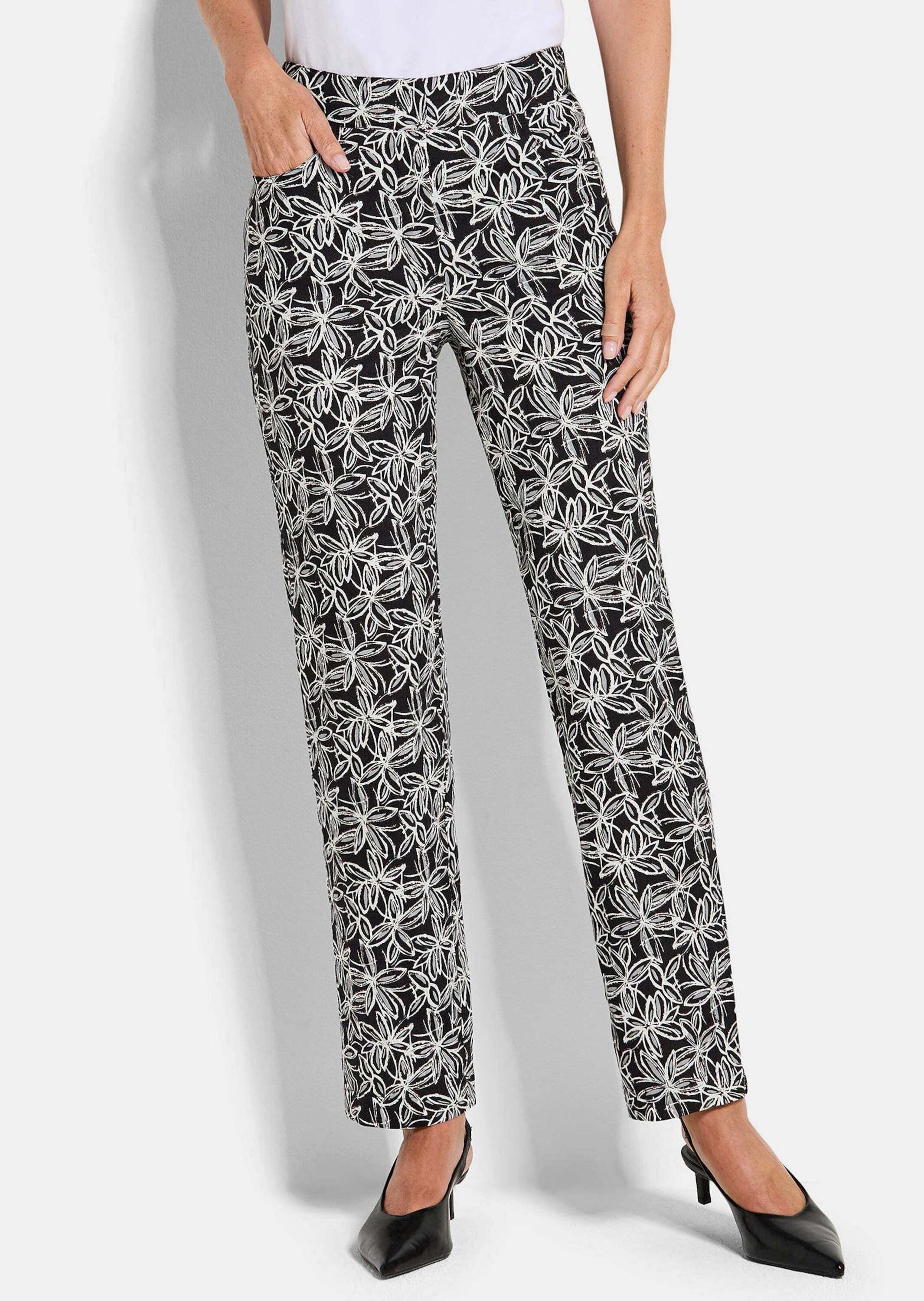 Thumbnail - GOLDNER Stoffhose "Kurzgröße Hose SARA aus reiner Viskose"