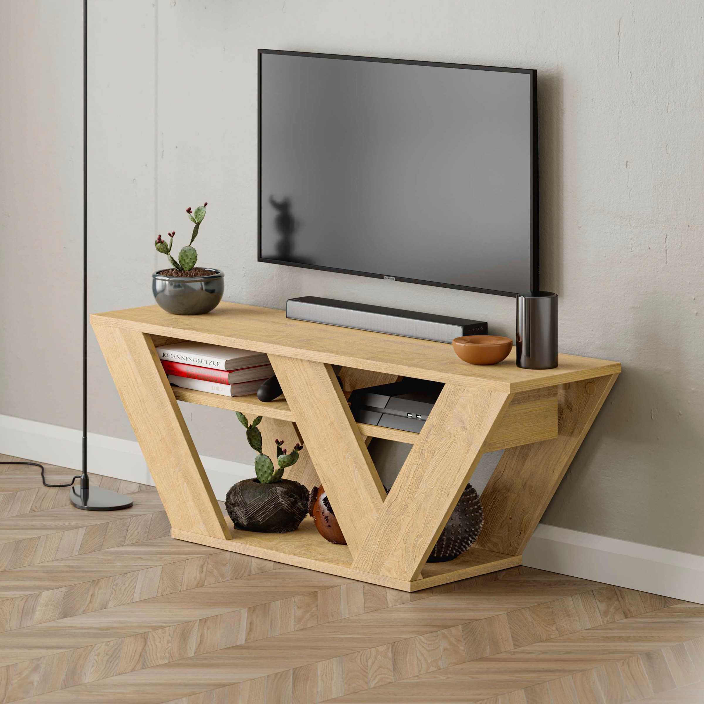 Decortie TV-Schrank "Thales TV Schrank", (Packung), Einfache Montage,Platzs günstig online kaufen