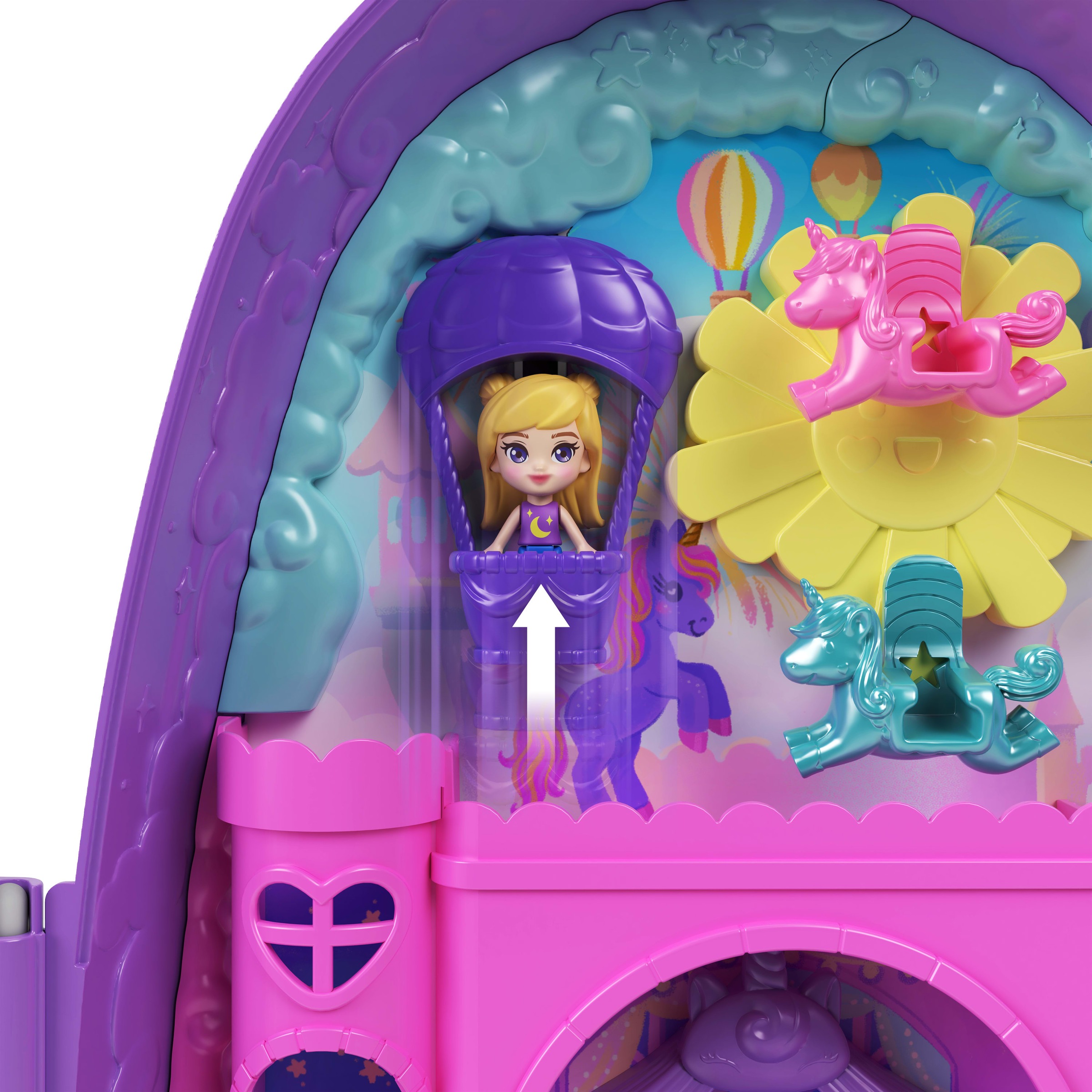 Polly Pocket Spielwelt »Einhorn-Reiserucksack«