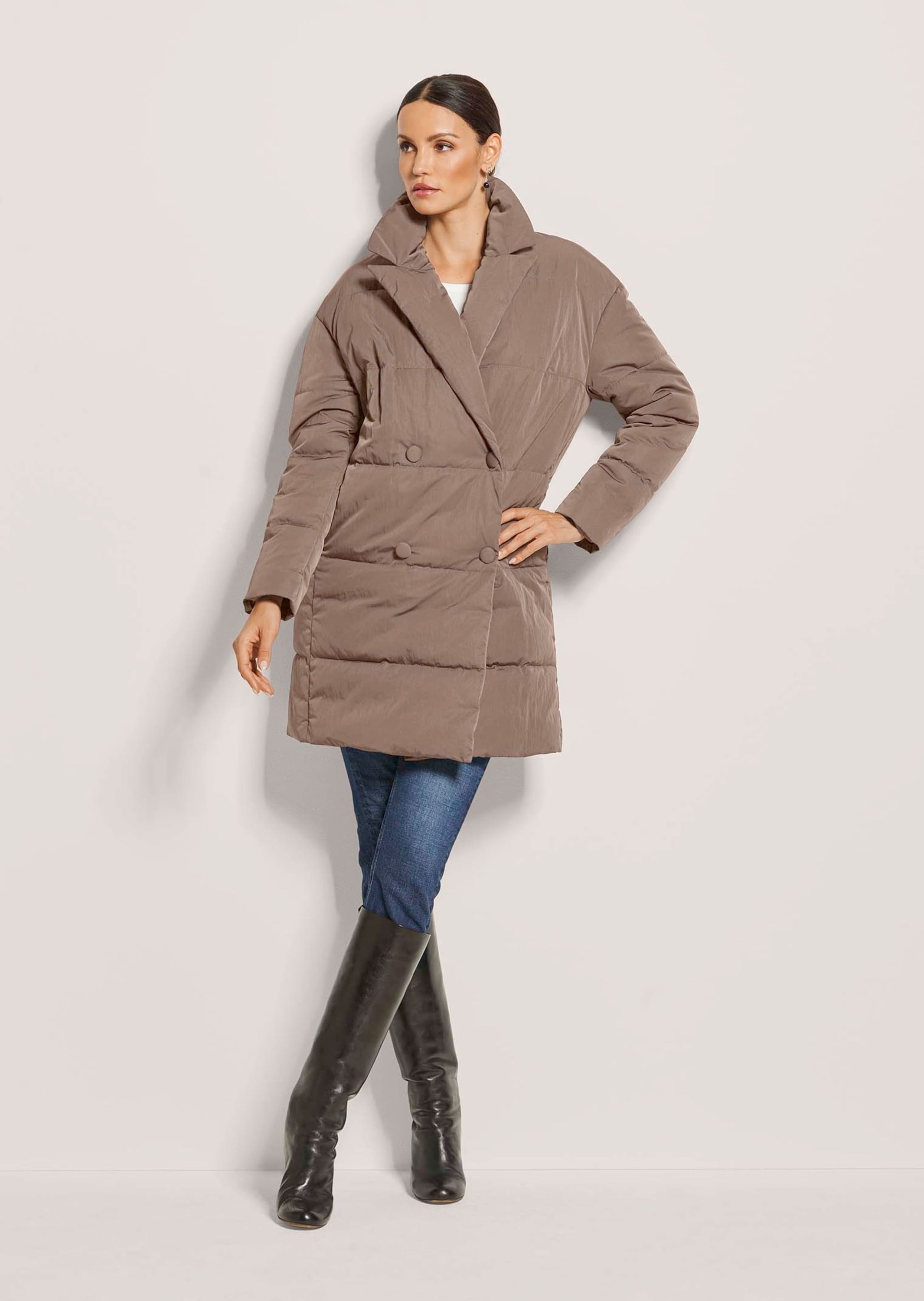 MADELEINE Kurzjacke »Parka Eleganter Wintermantel im Oversized-Look«