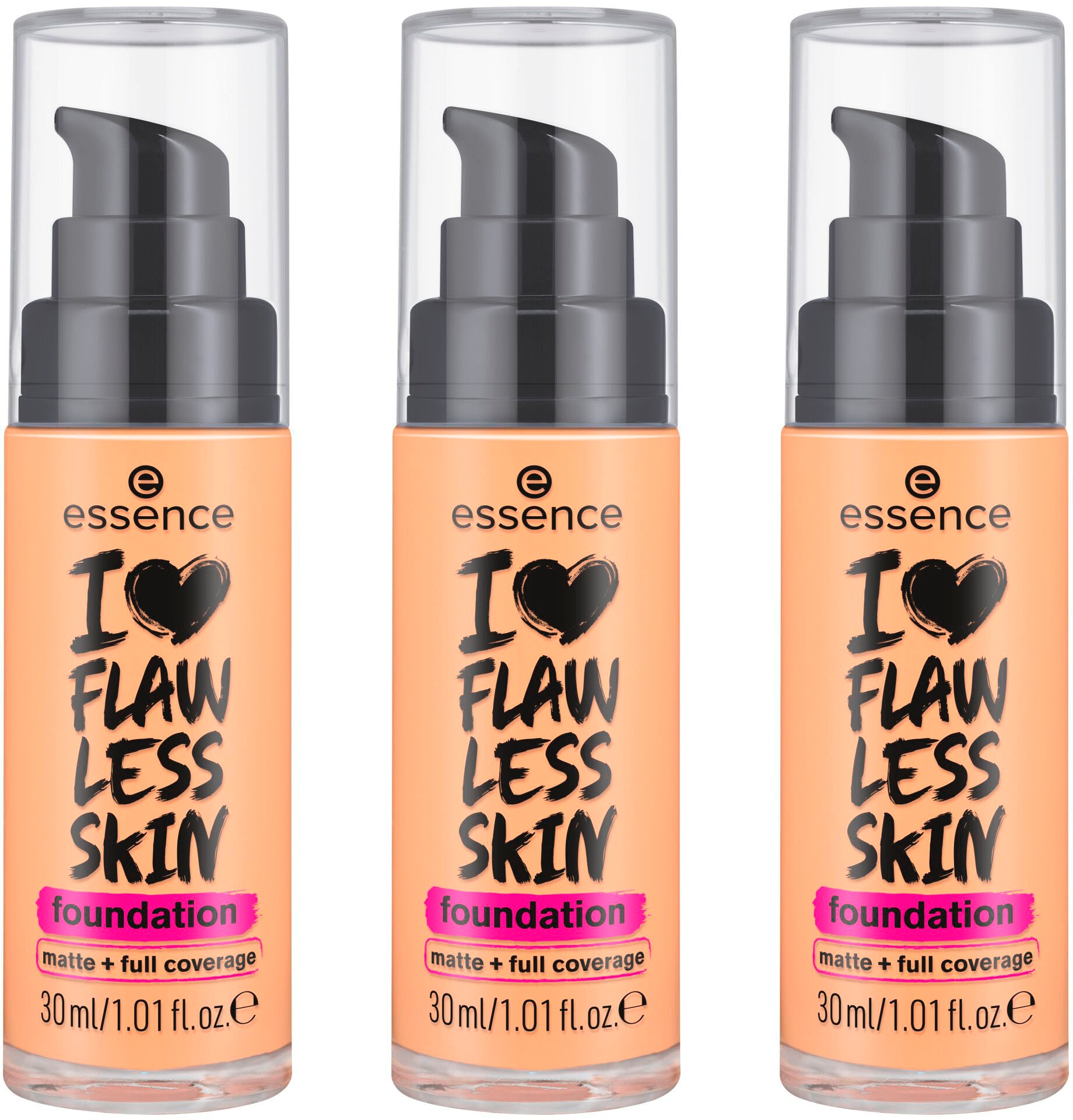 | 3 FLAWLESS »I LOVE (Set, tlg.) BAUR Essence Foundation Foundation«,