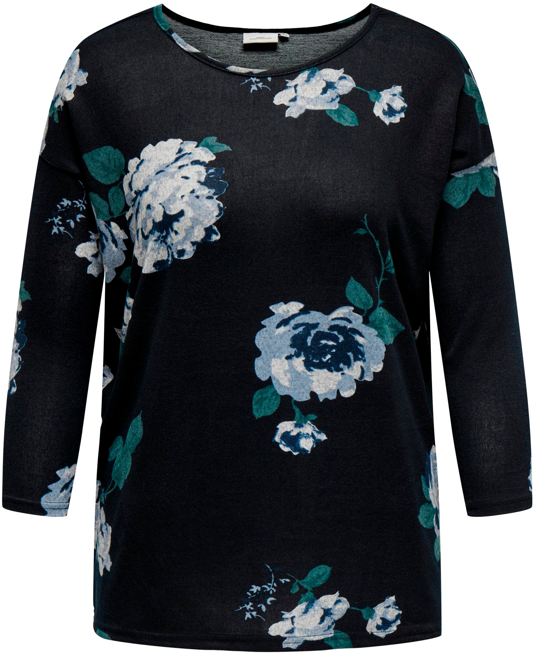 ONLY CARMAKOMA 3/4-Arm-Shirt »CARALBA 3/4 TOP NOOS« für bestellen | BAUR