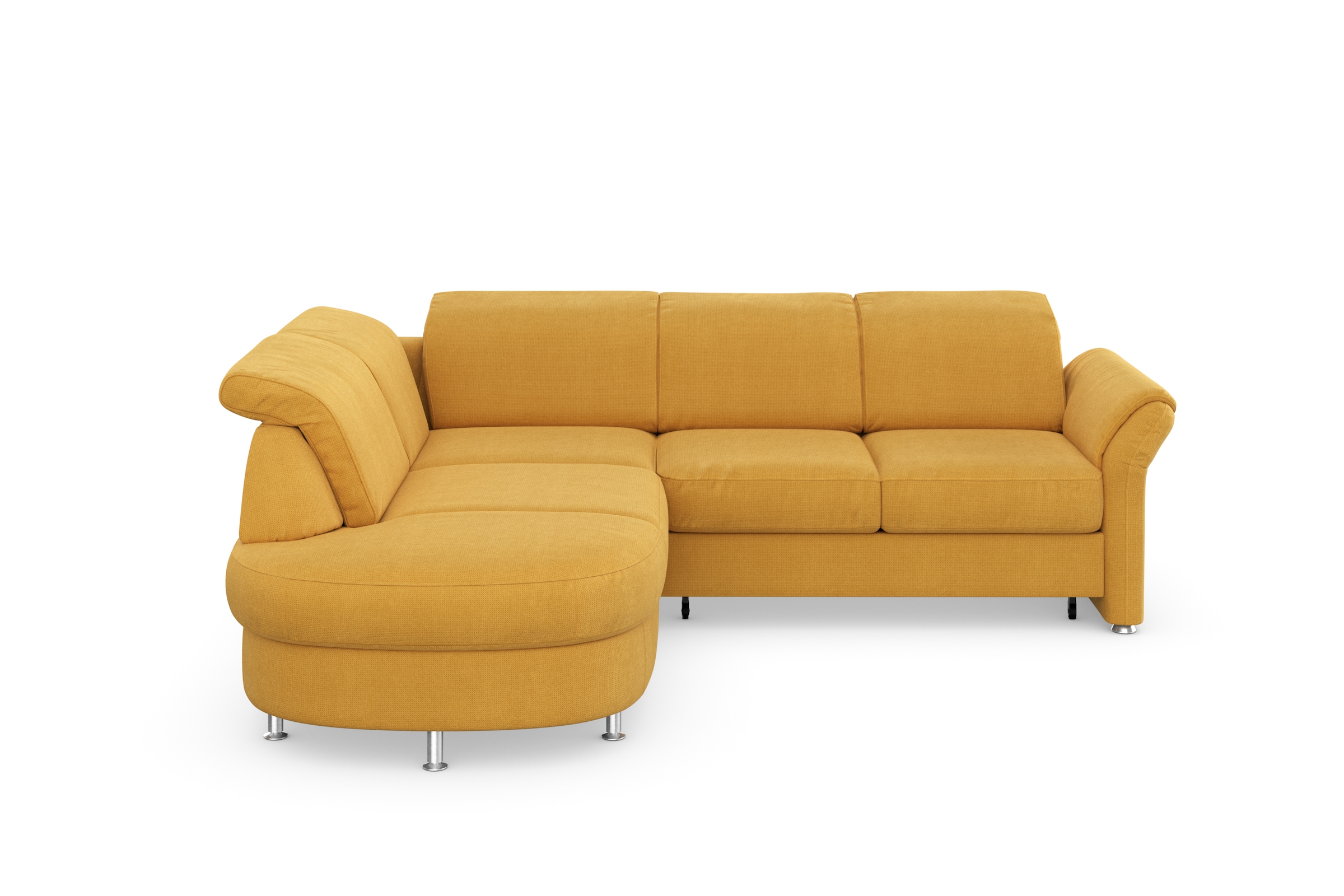 sit&more Ecksofa »Apulia L-Form«, wahlweise Bettfunktion, Bettkasten und Kopf- und Armteilverstellung