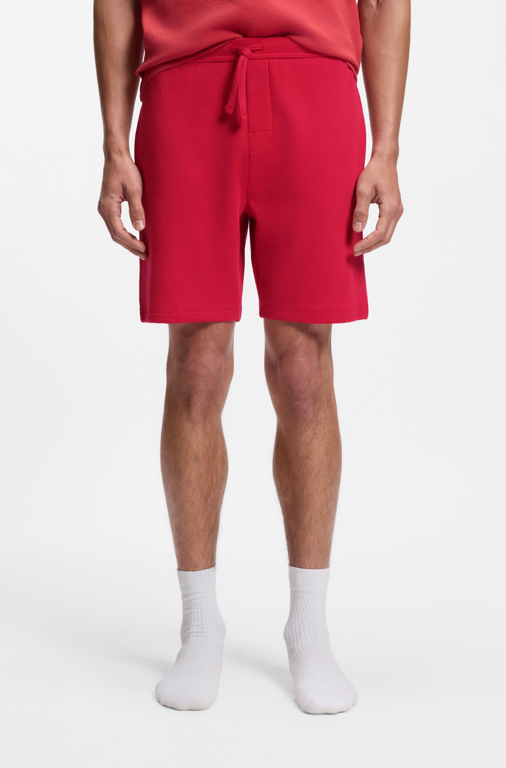BOSS Pyjamashorts "Waffle Shorts" günstig online kaufen