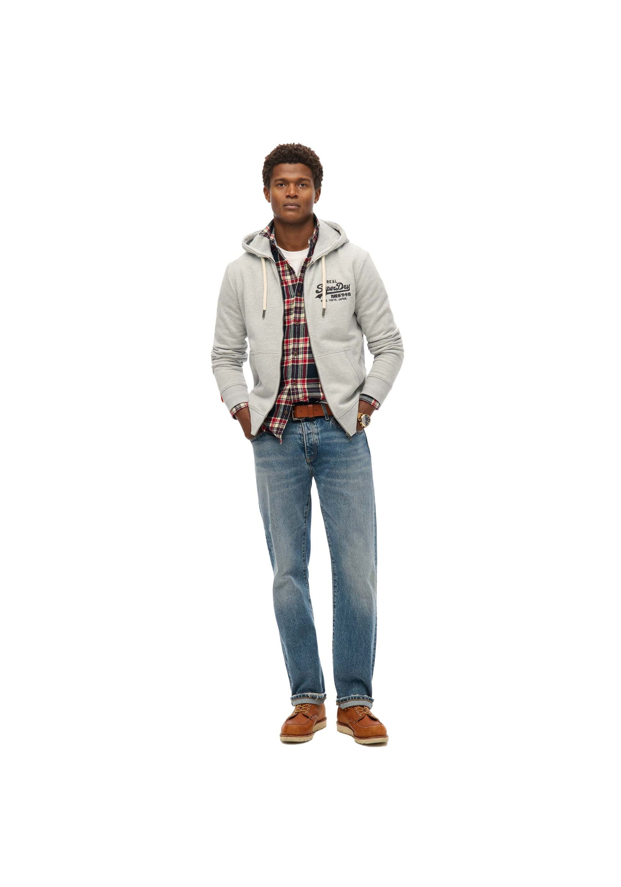 Superdry Sweatshirt »Sweatjacke VI Embroidered Ziphood«