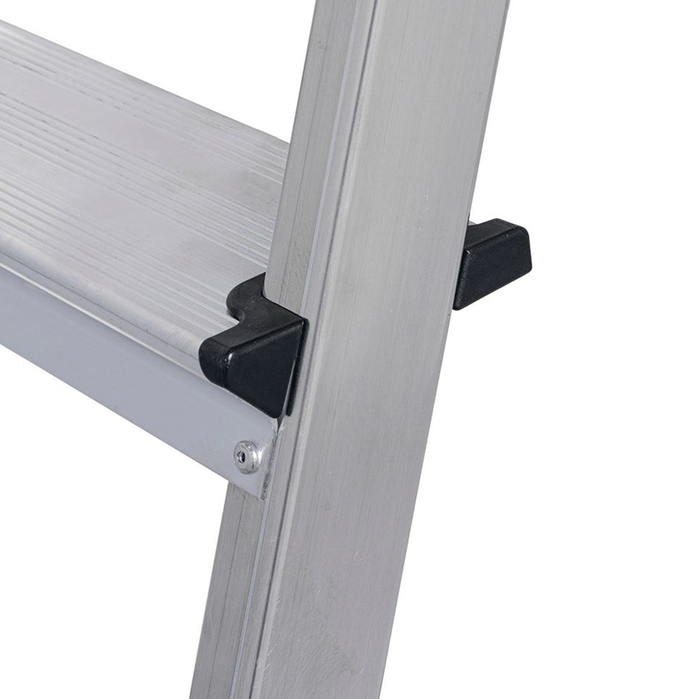 KRAUSE Stehleiter »Safety«, Aluminium, 1x5 Stufen, Arbeitshöhe ca. 305 cm