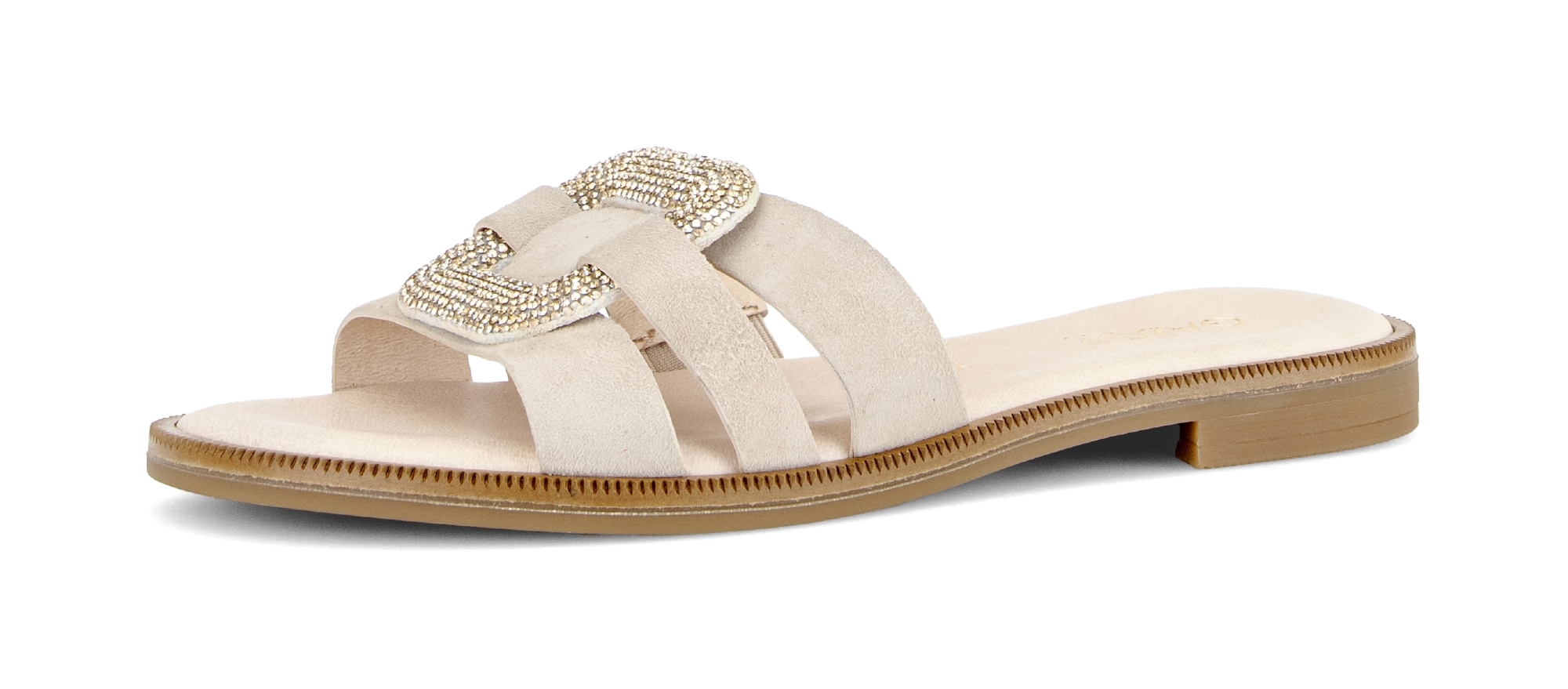 Gabor Pantolette Blockabsatz, Sommerschuh, Schlupfschuh, Zierspange mit Sch günstig online kaufen