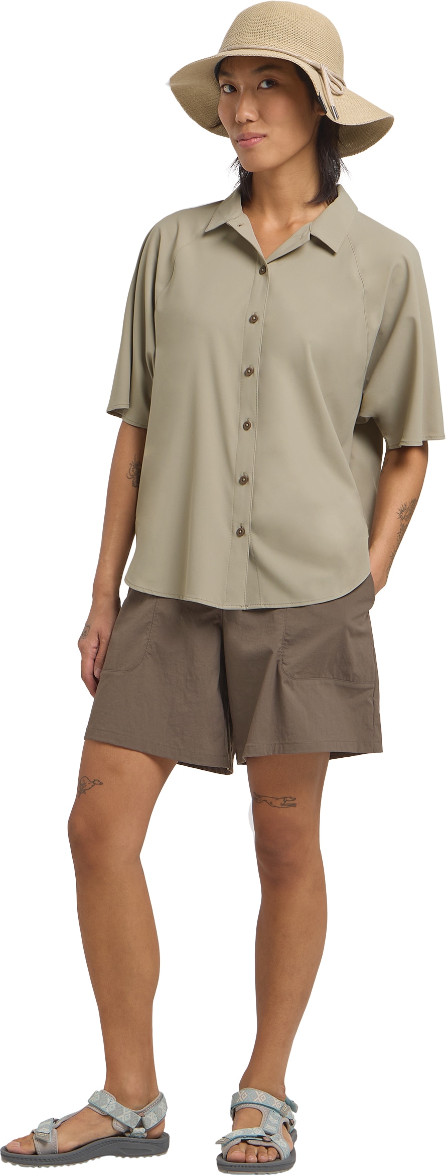 Jack Wolfskin Kurzarmhemd "SIERRA QUEST SS SHIRT W", Atmungsaktiv, Windabwe günstig online kaufen