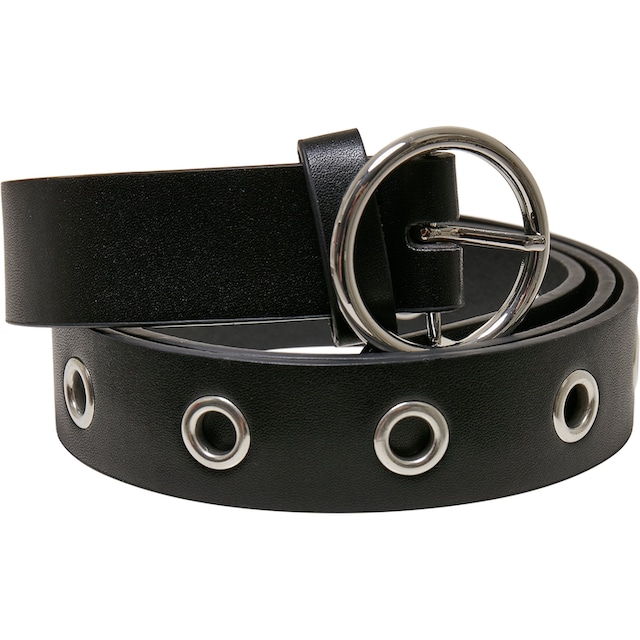 URBAN Eyelet BAUR Friday Leather »Accessoires | CLASSICS Hüftgürtel 2-Pack« Synthetic Belt Black