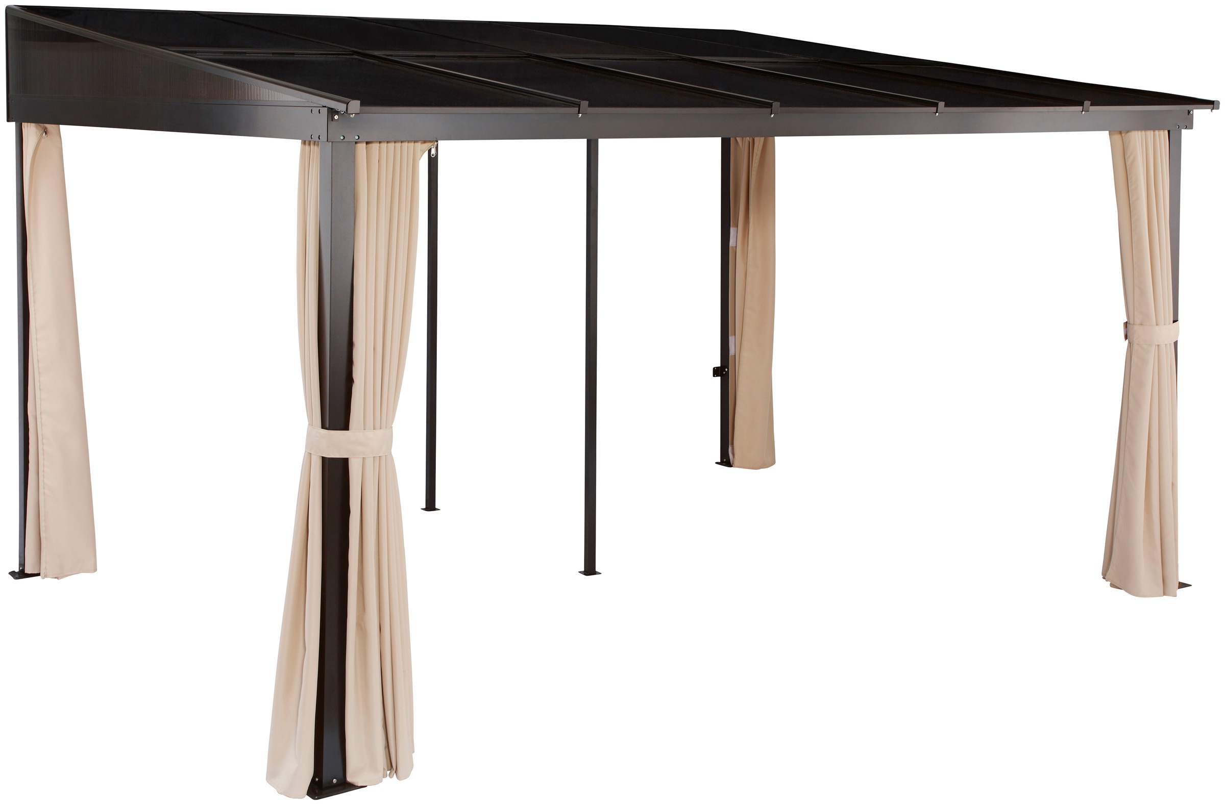 KONIFERA Anbaupavillon "Hawaii" BxT: 400x300 cm, Aluminiumgestell günstig online kaufen