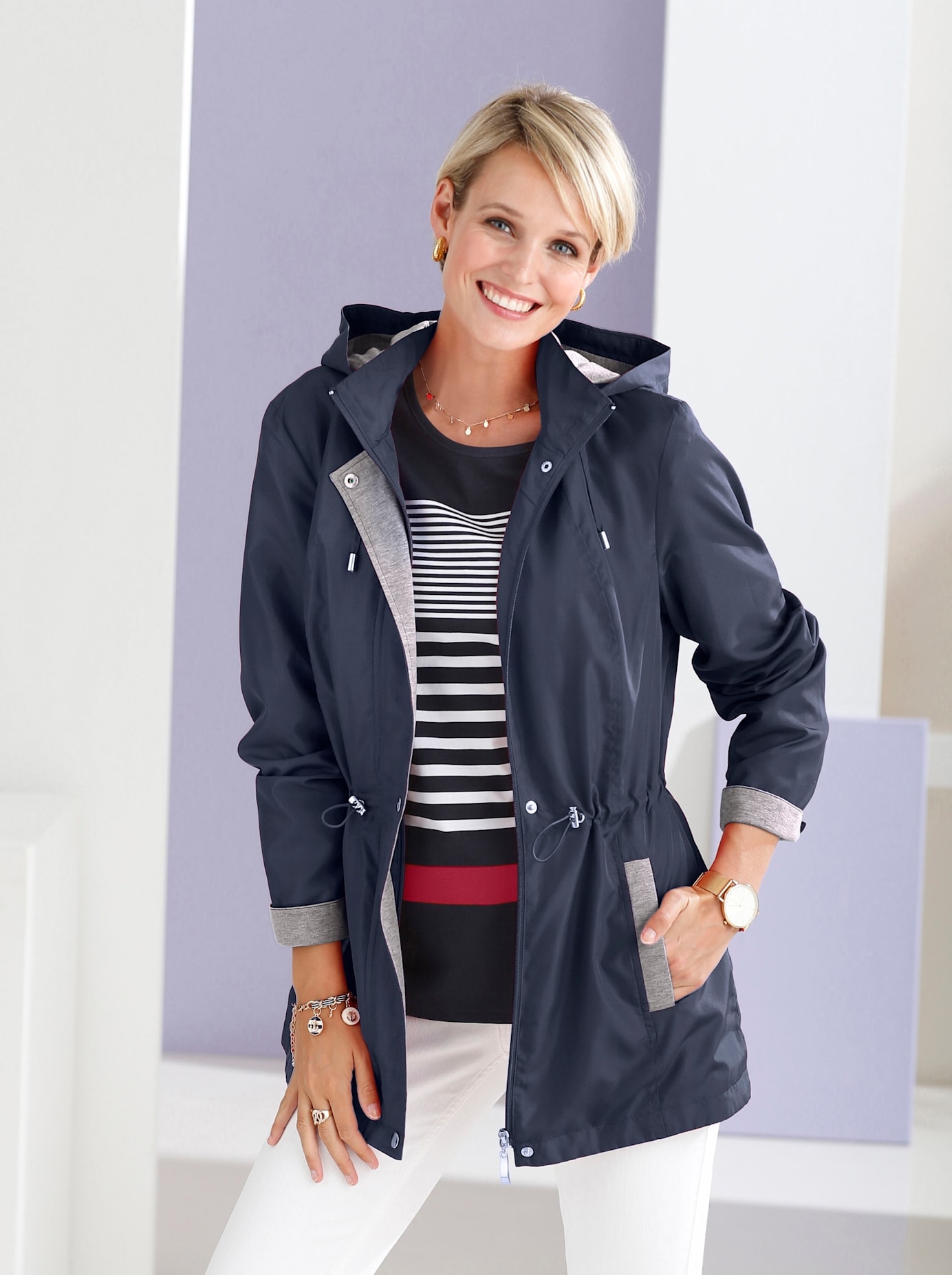 Classic Basics Anorak, mit Kapuze