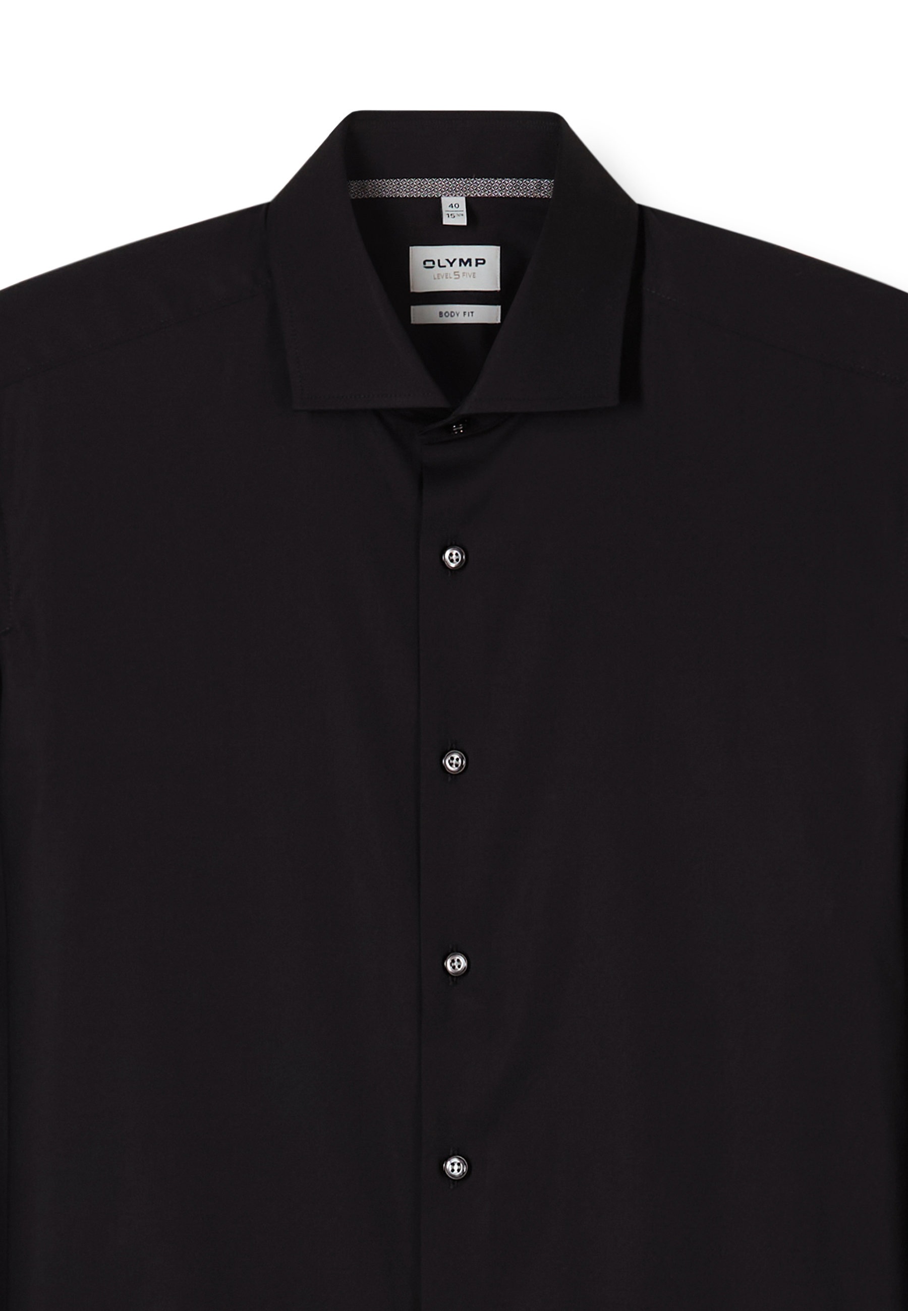 OLYMP Level Five body fit Dress Shirt Black 43 2