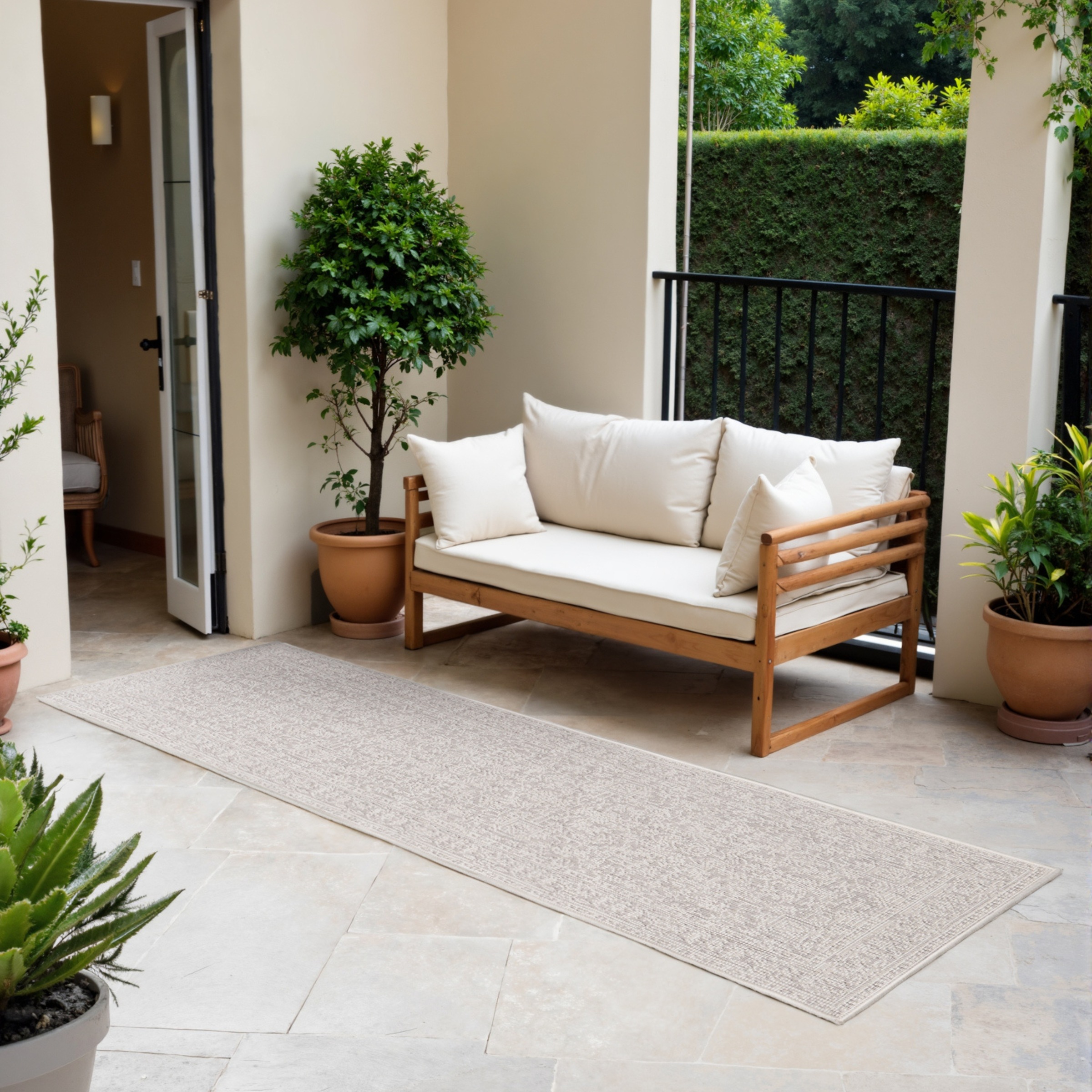 HANSE Home Outdoorteppich "Kona Wendeteppich" rechteckig 5 mm Höhe In und O günstig online kaufen