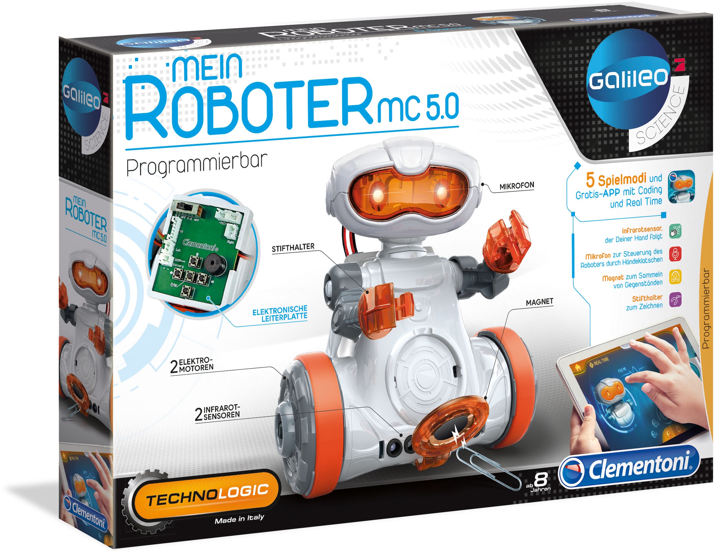 Clementoni® Experimentierkasten »Galileo, Mein Roboter MC5.0«, Made in Europe kaufen