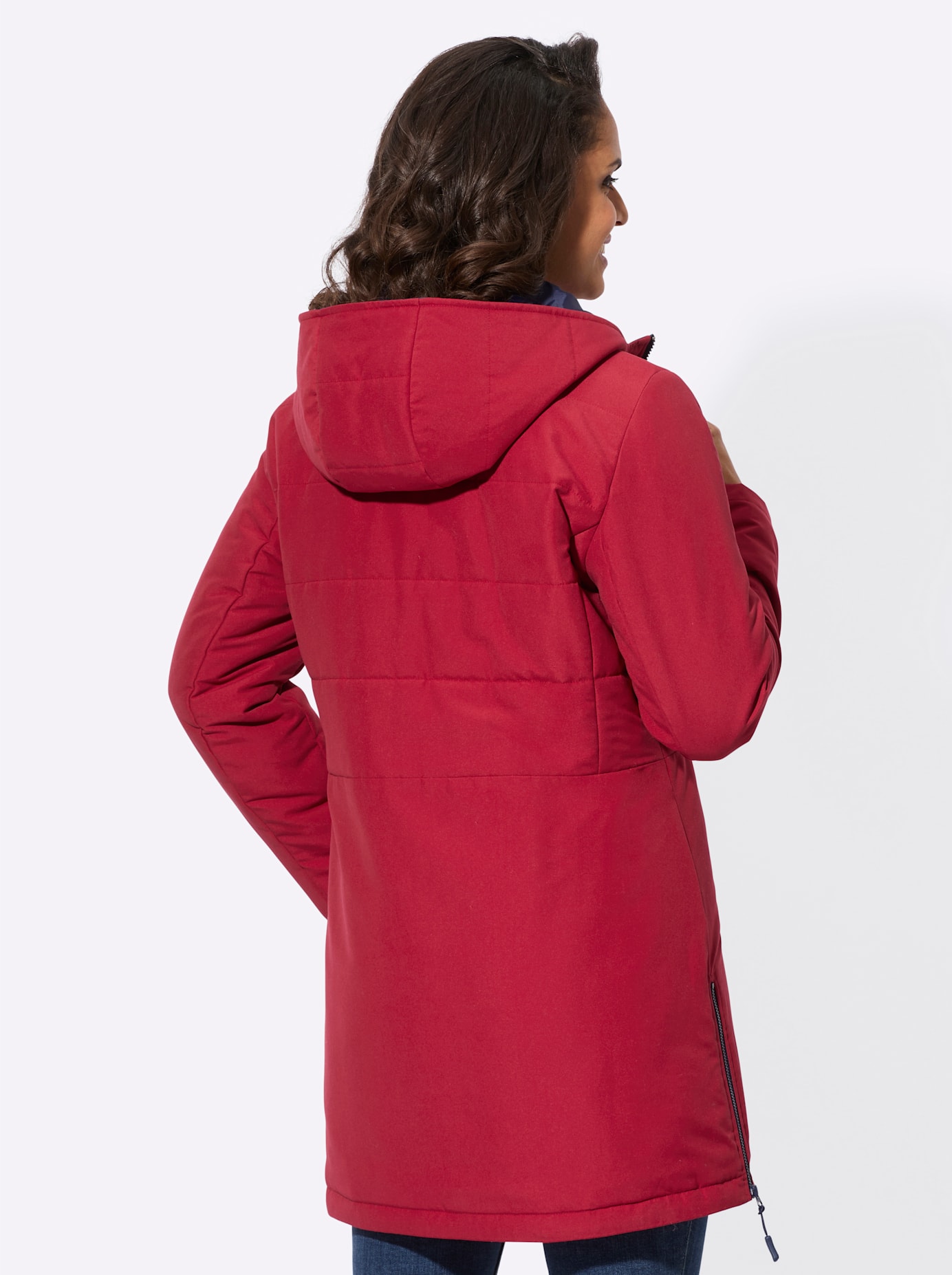 Thumbnail - Casual Looks Langjacke mitKapuze