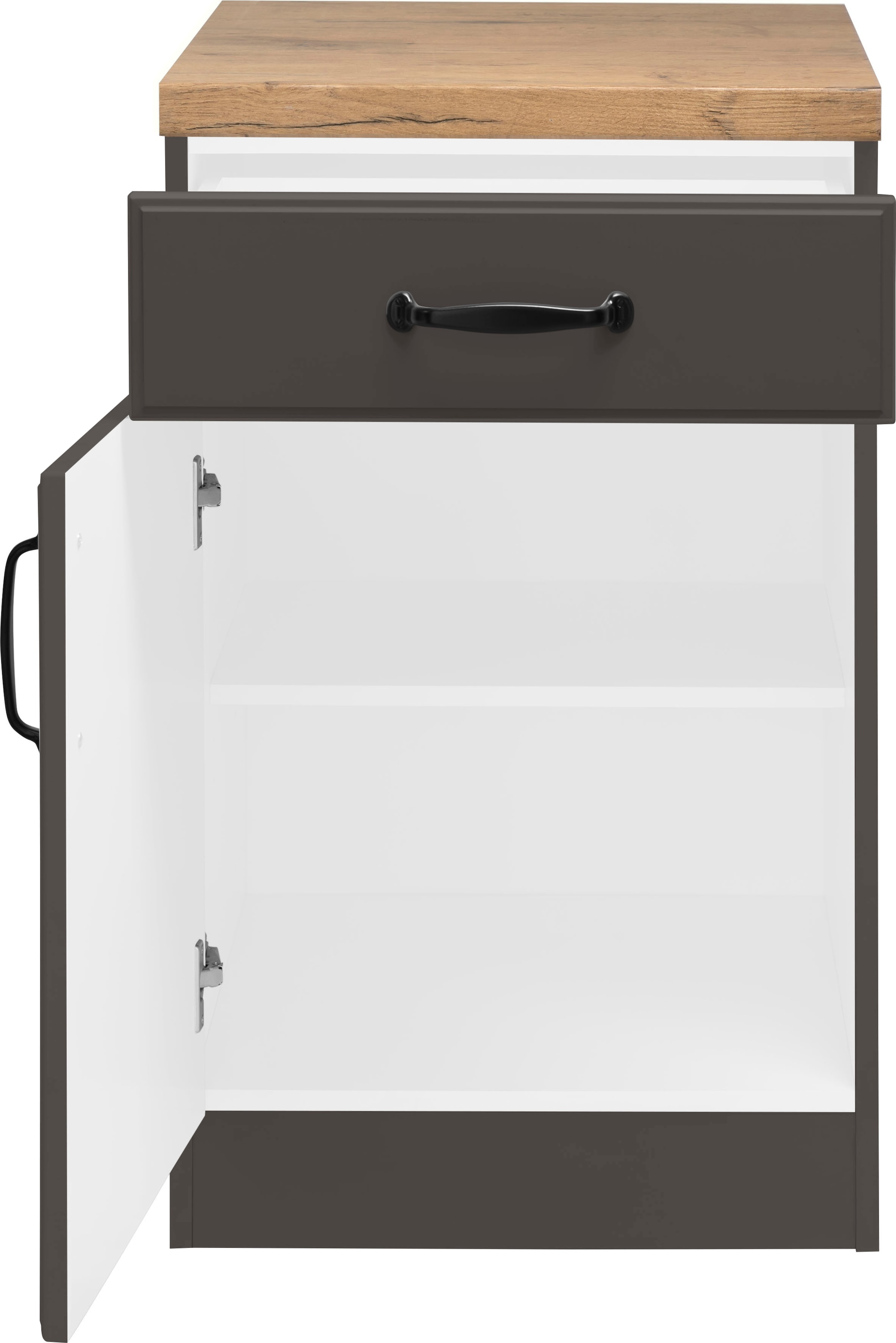 wiho Küchen Unterschrank »Erla«, 50 cm breit mit Kassettenfront