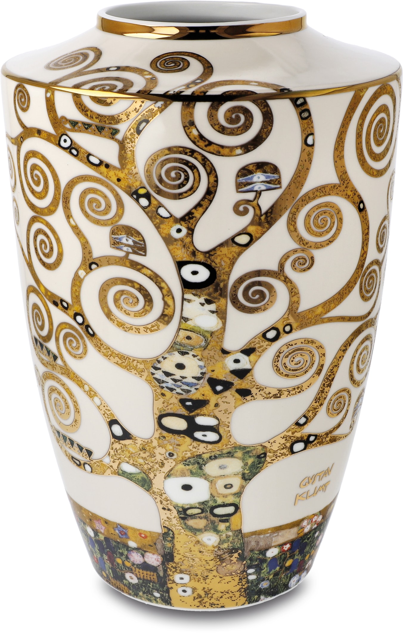 Goebel Tischvase "Vase Gustav Klimt - "Der Lebensbaum"" aus Porzellan, Höhe günstig online kaufen
