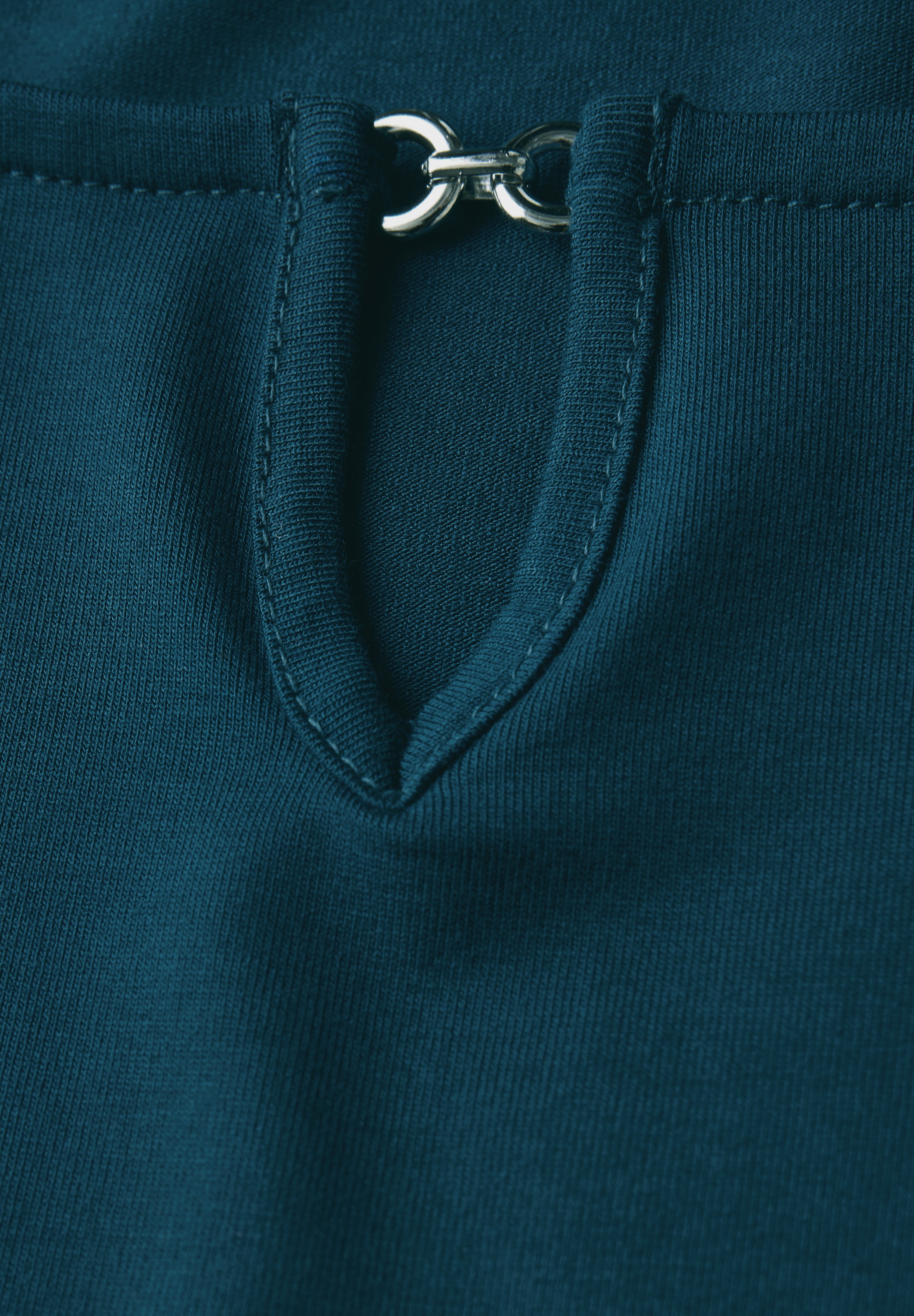 STREET ONE T-Shirt, mit Materialmix