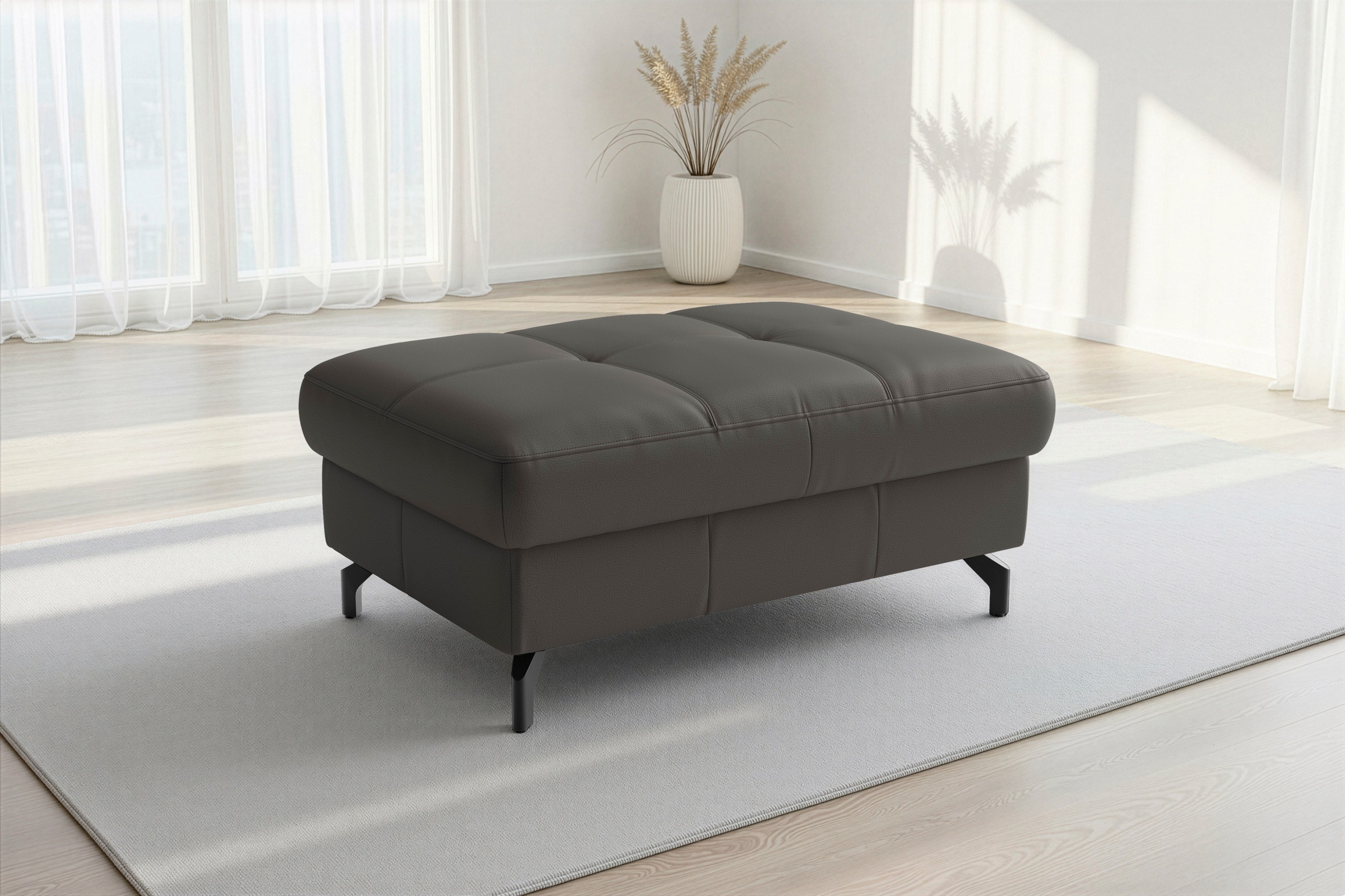 sit&more Polsterhocker »Vanity Leder, B: 103 cm«