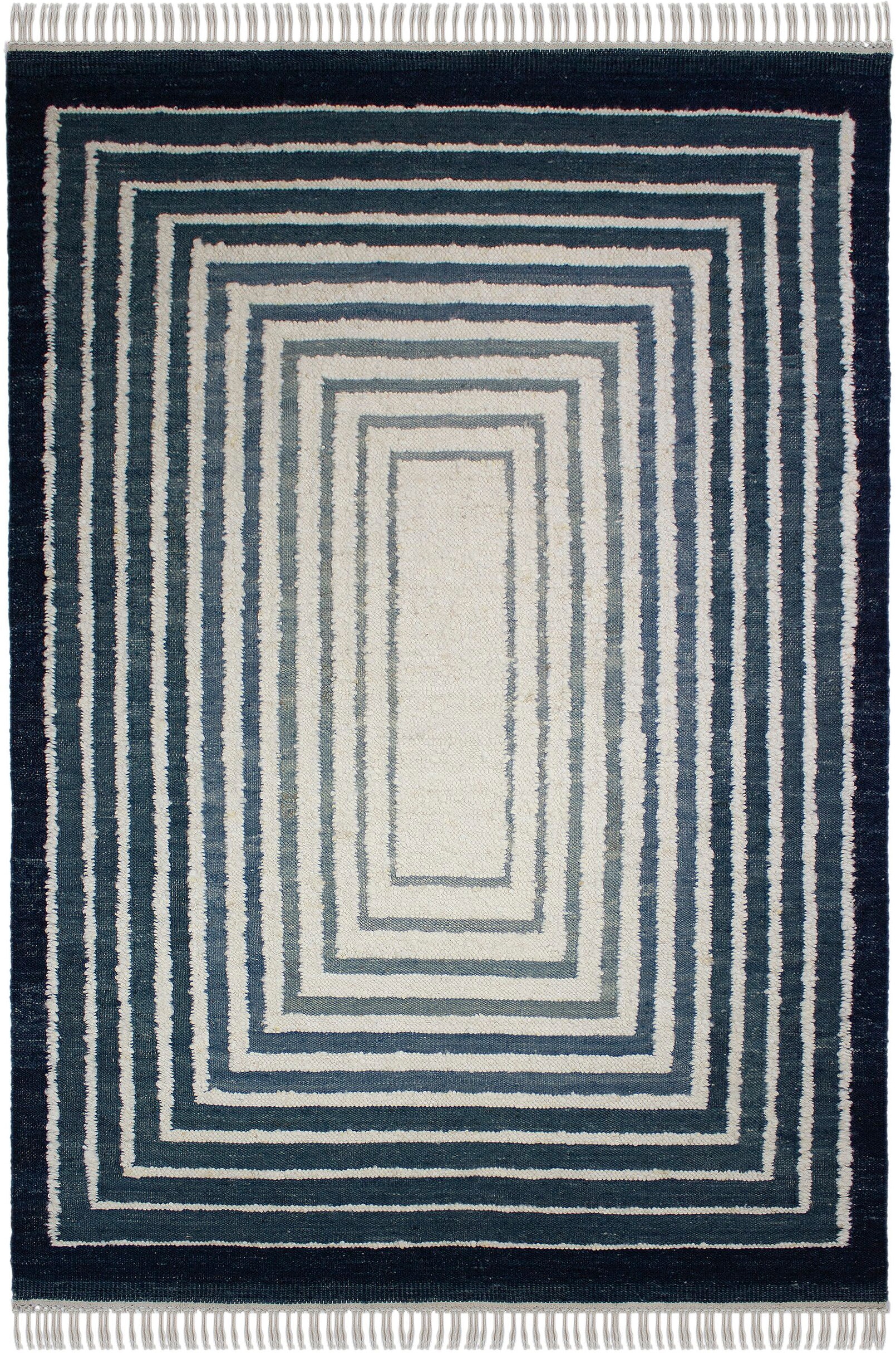 FLAIR RUGS Teppich »BOUCLE WOOL FRAME« rechteckig 0 mm Höhe