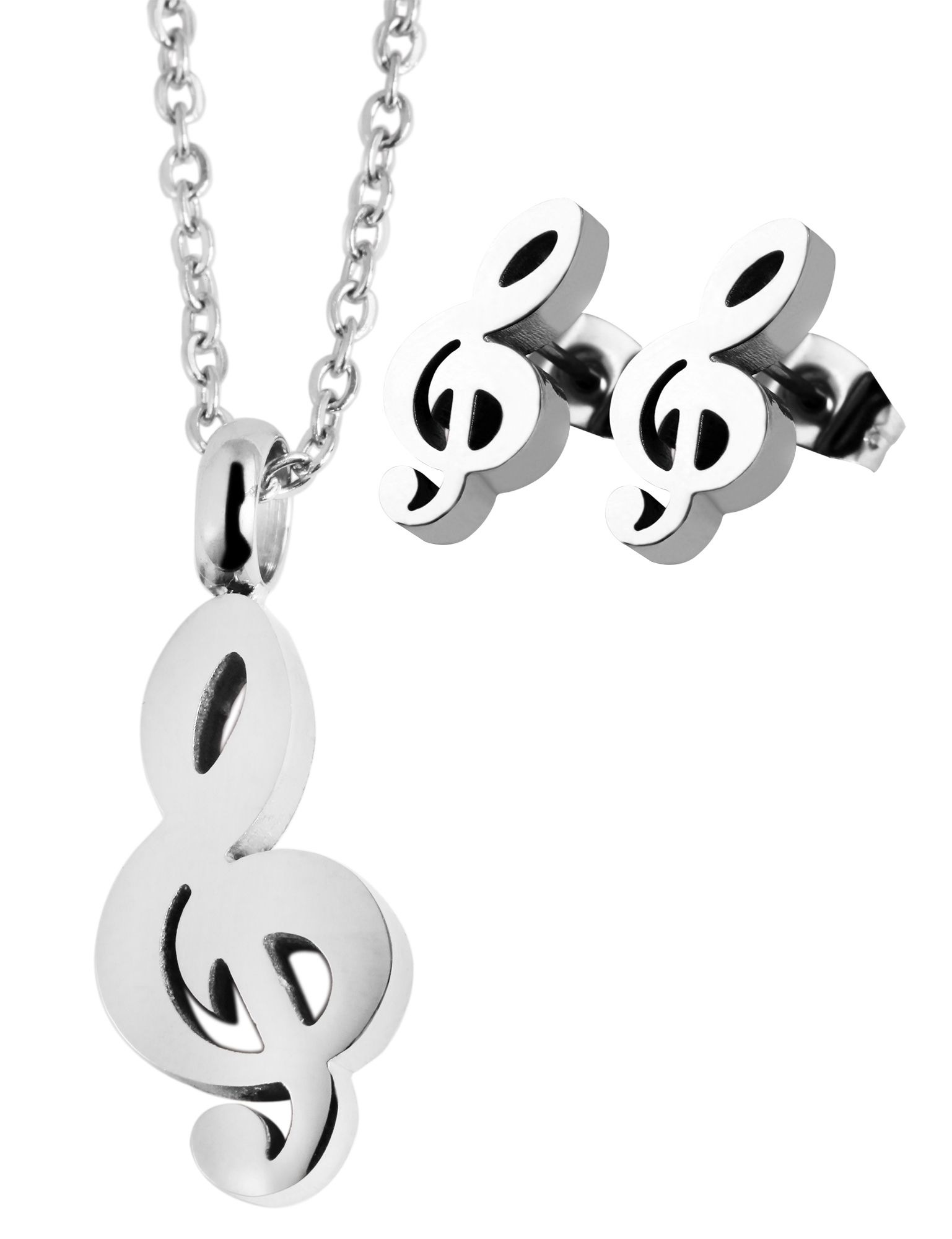 Kette ohne Anhänger ADELIA´S "Damen Halskette mit Anhänger – aus Edelstahl", silber, Halsketten, Damen, 43cm, Edelstahl, Perfekt als Geschenk für besondere Menschen 2