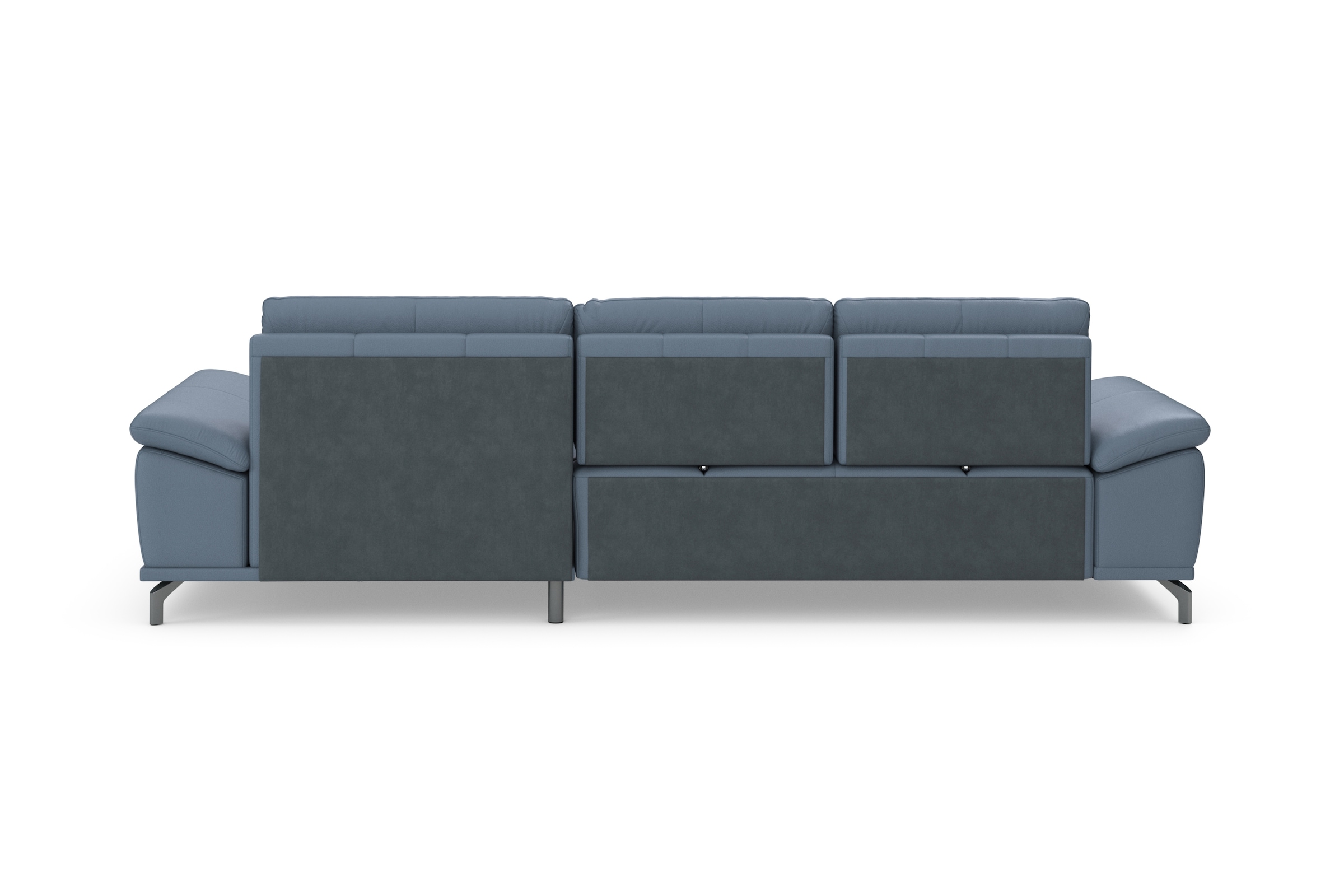 Places of Style Ecksofa Costello, mit Sitztiefenverstellung und Armlehnfunktion, incl. 3 Nierenkissen