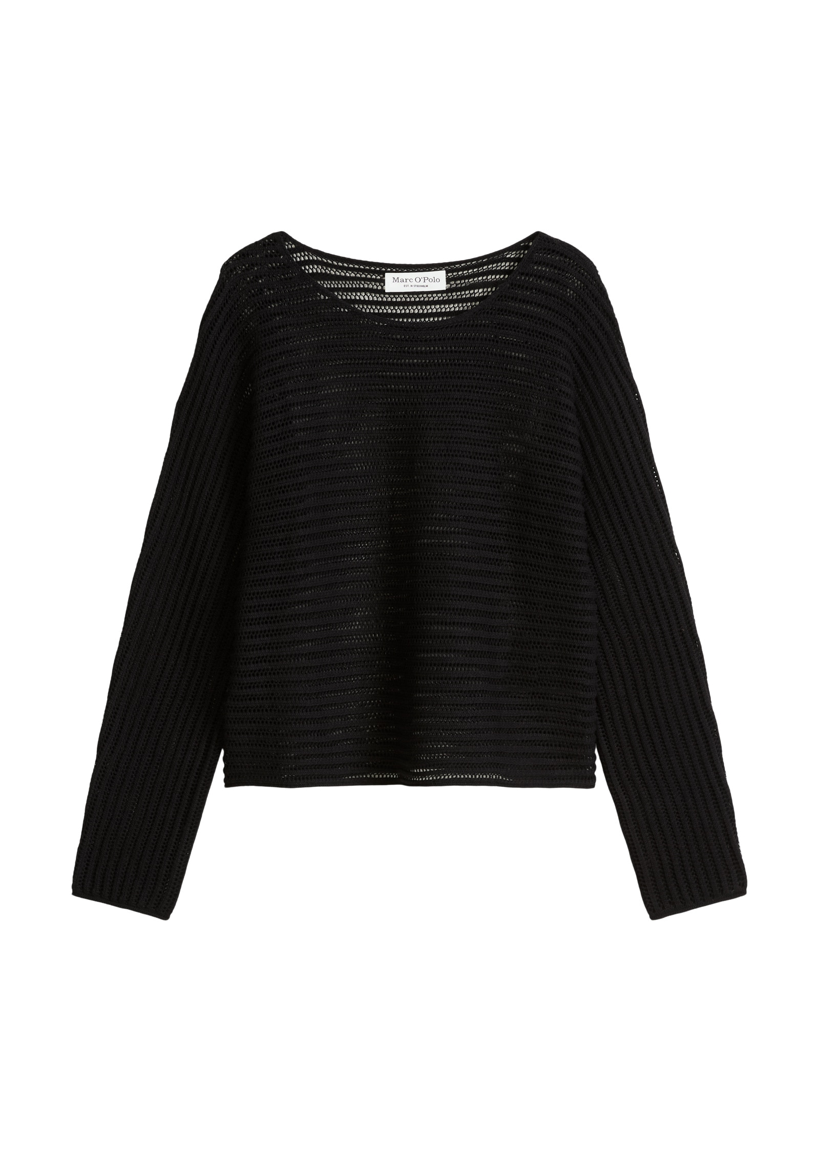 Marc O'Polo Strickpullover »aus Bio-Baumwolle-Leinen-Mix«