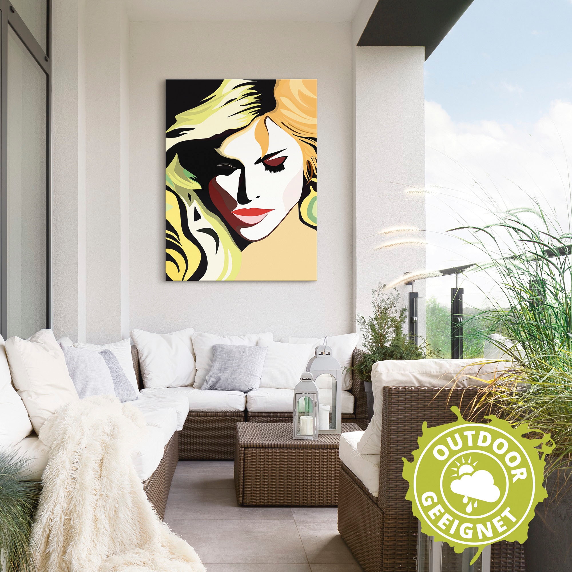 Artland Wandbild »Schöne Frau« Frau 1 Stk. tlg. als Alubild, Outdoorbild, Leinwandbild, Wandaufkleber, versch. Größen