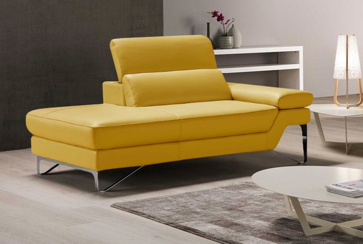 Egoitaliano Ottomane "Princess, elegantes Designsofa mit erstklassigem Sitzkomfort,", inkl. verstellbarem Kopfteil und e