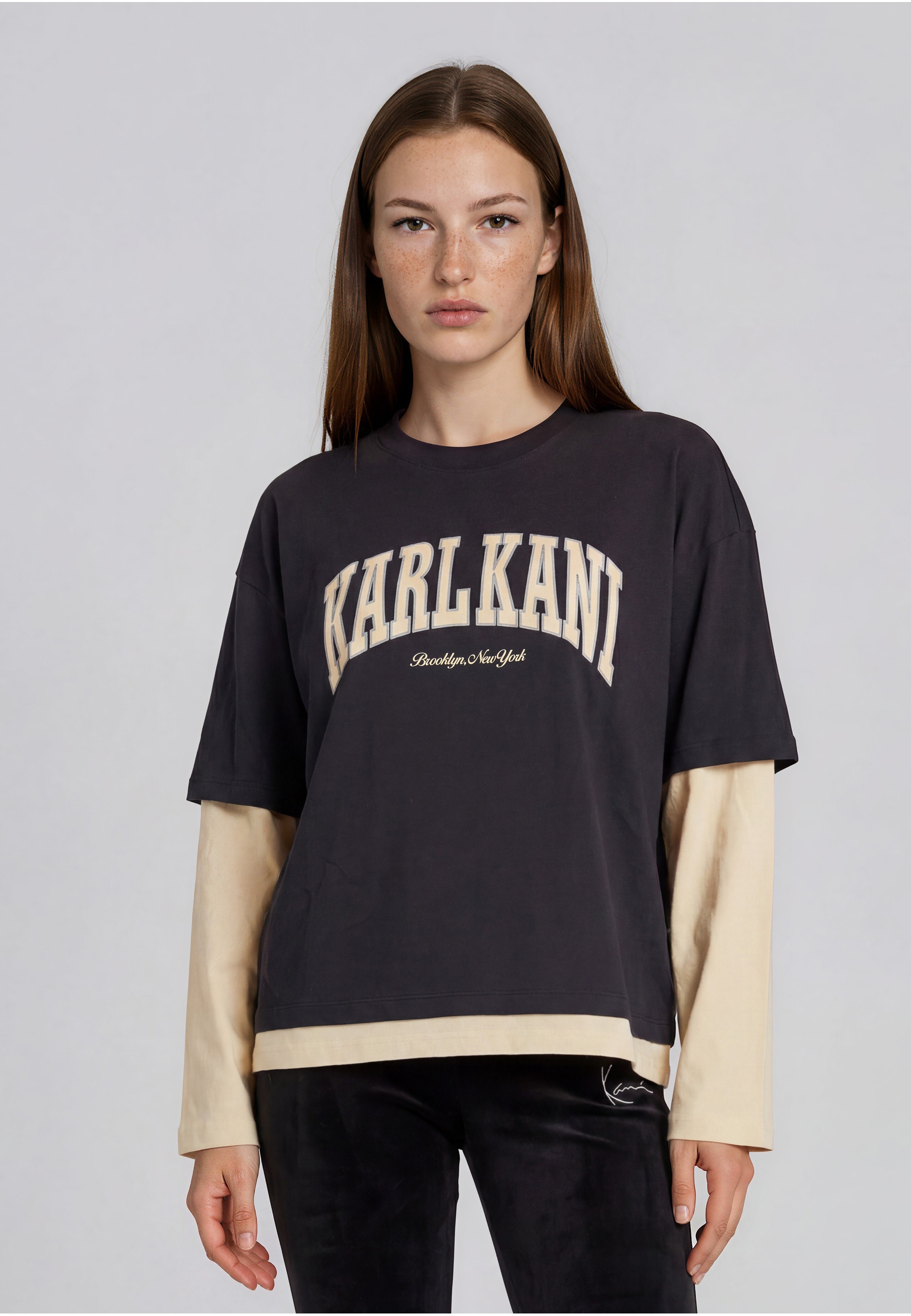 Karl Kani Langarmshirt »Karl Kani KK College Oversized Layered Longsleeve« 1