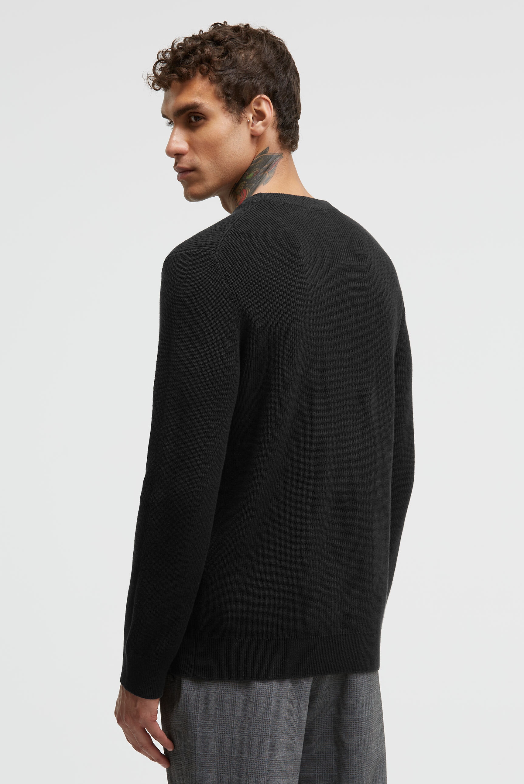 CMPD Rundhalspullover aus Baumwolle